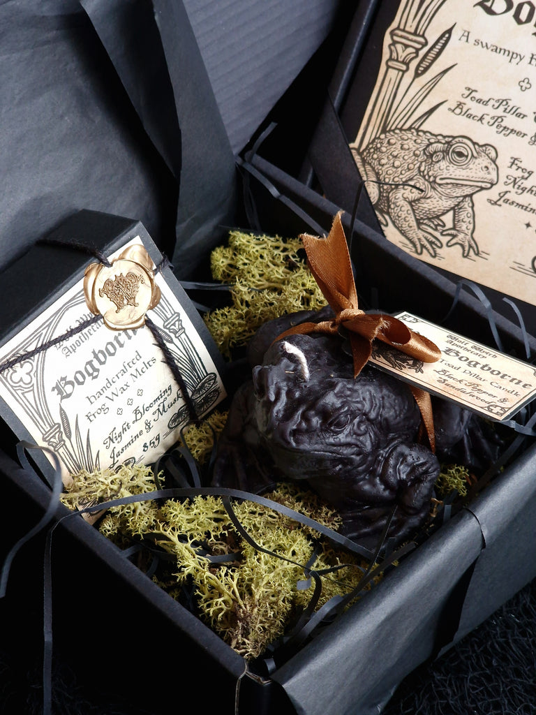 Bogborne Frog Wax Melt & Toad Candle Gift Set