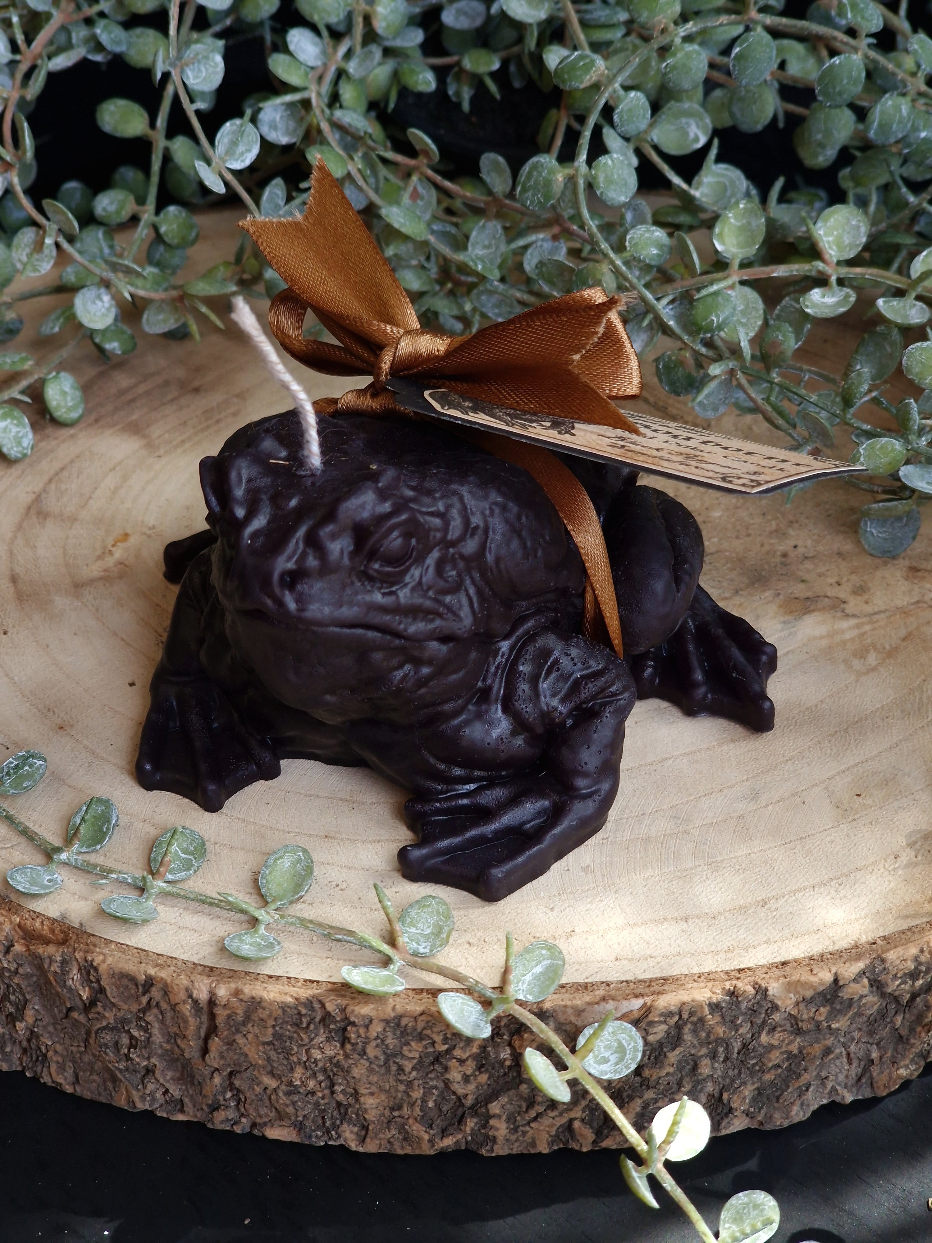Bogborne Toad Pillar Candle