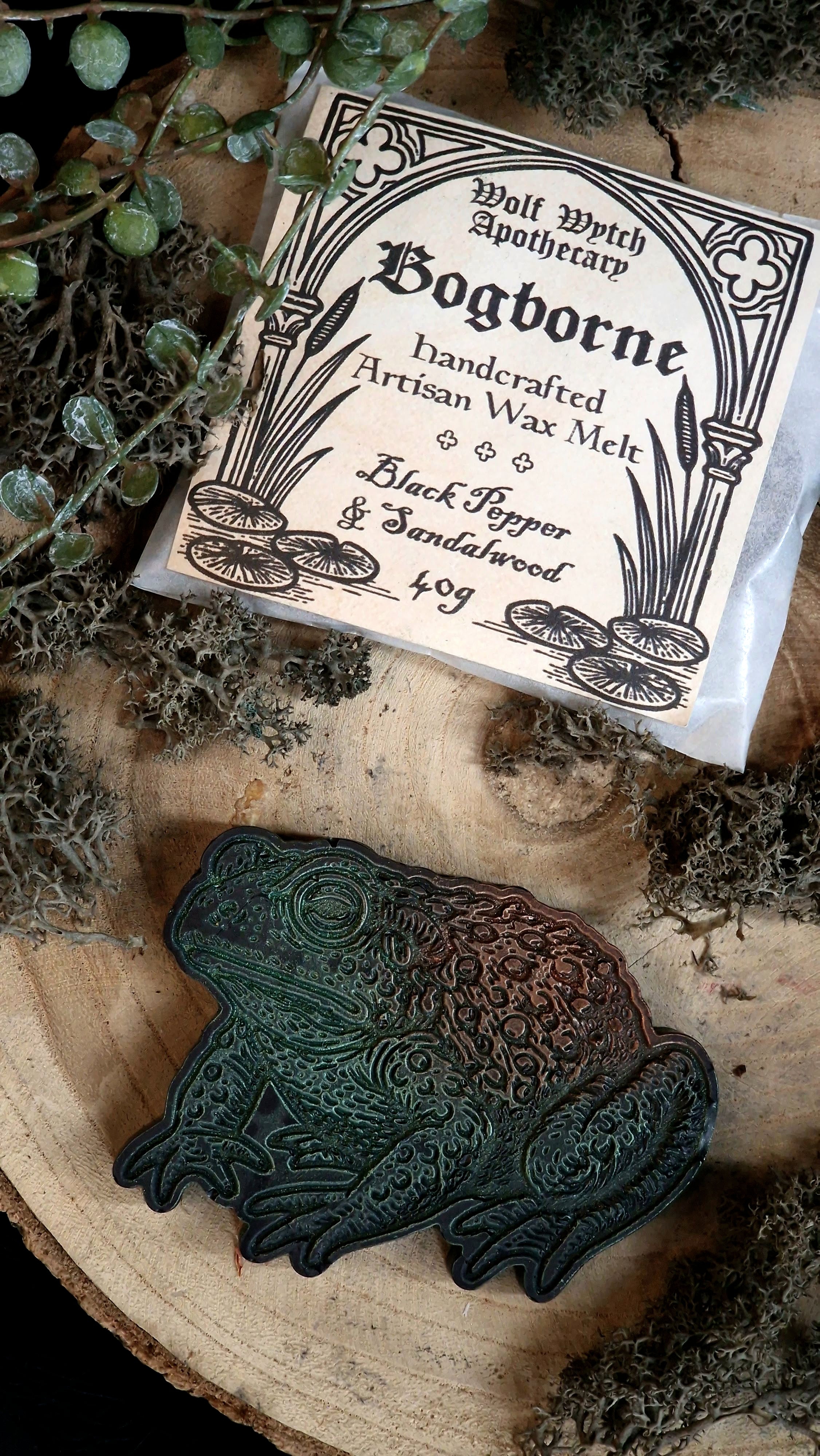 Bogborne Toad Wax Melt Bar