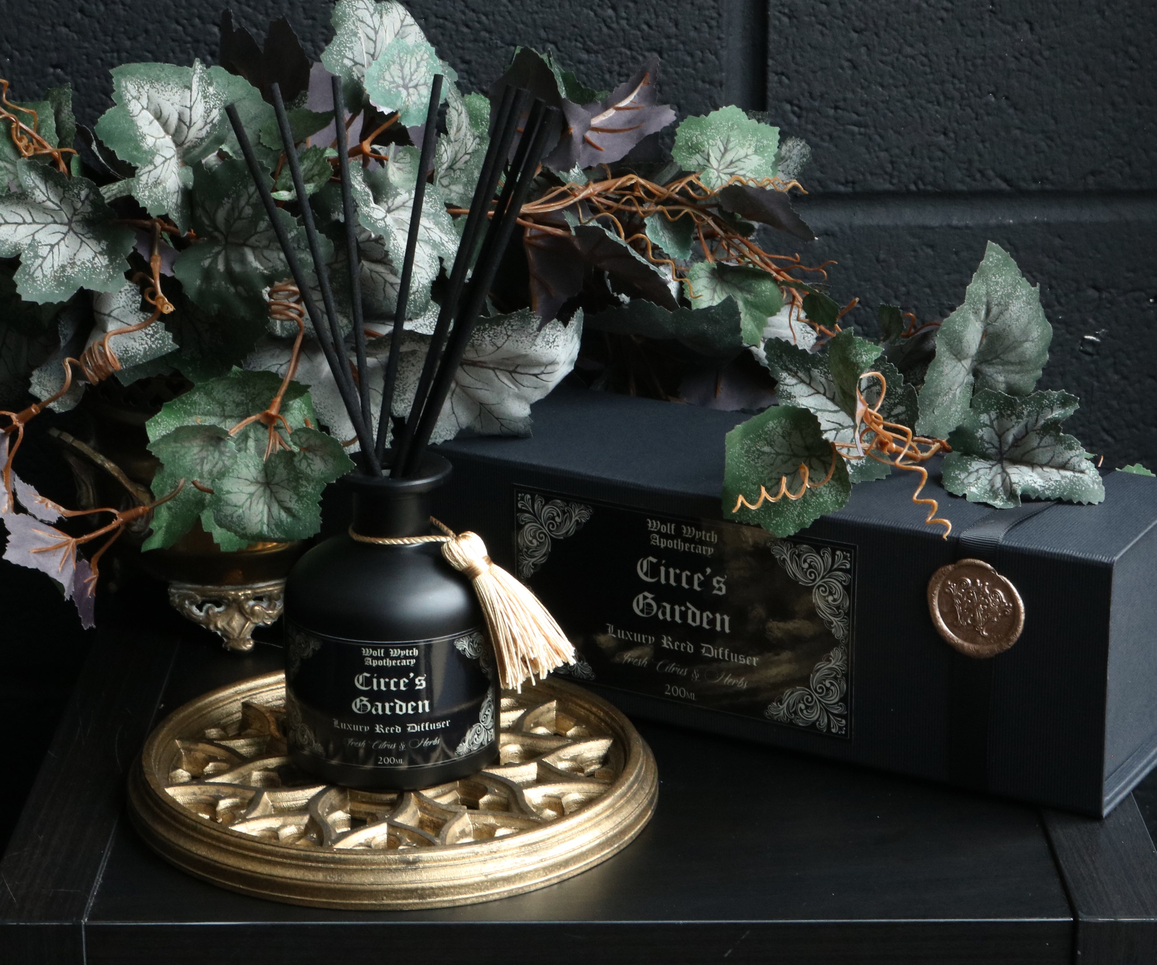 Circe's Garden Apothecary Bottle Reed Diffuser