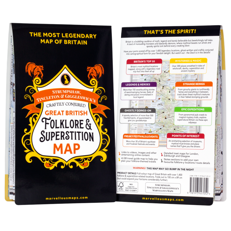 Folklore & Superstition Map - UK