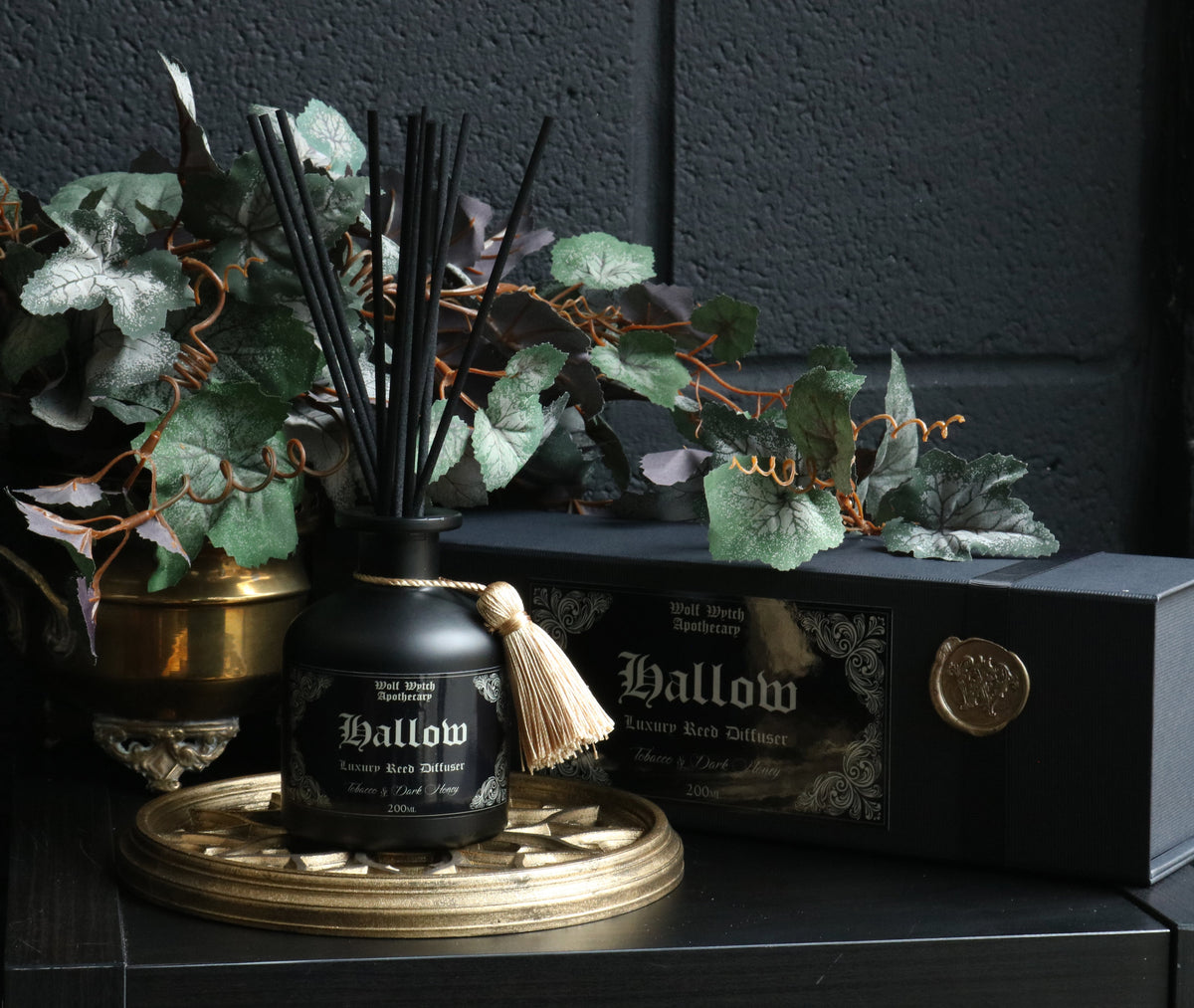 Hallow Apothecary Bottle Reed Diffuser | Wolf Wytch
