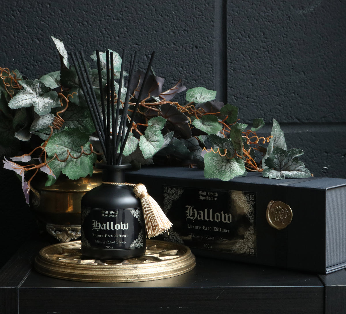 Hallow Apothecary Bottle Reed Diffuser | Wolf Wytch