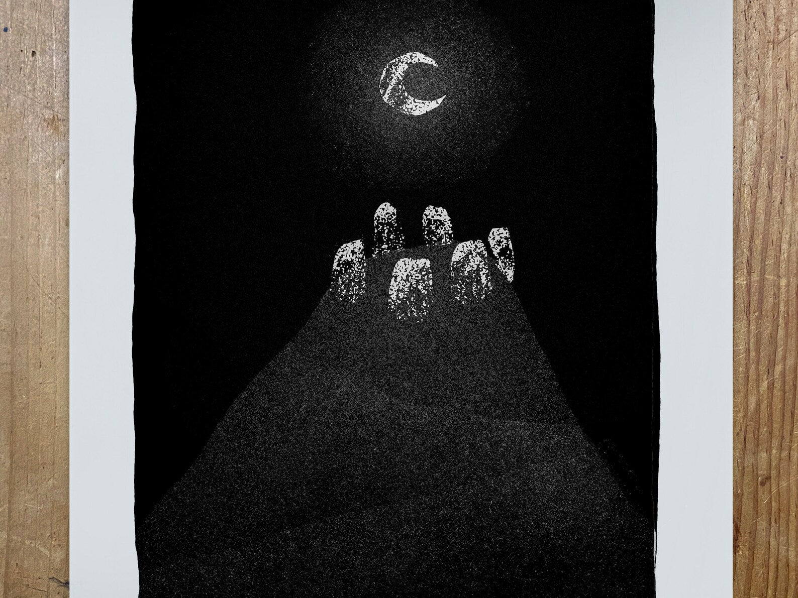 Hilltop Stones A4 Print