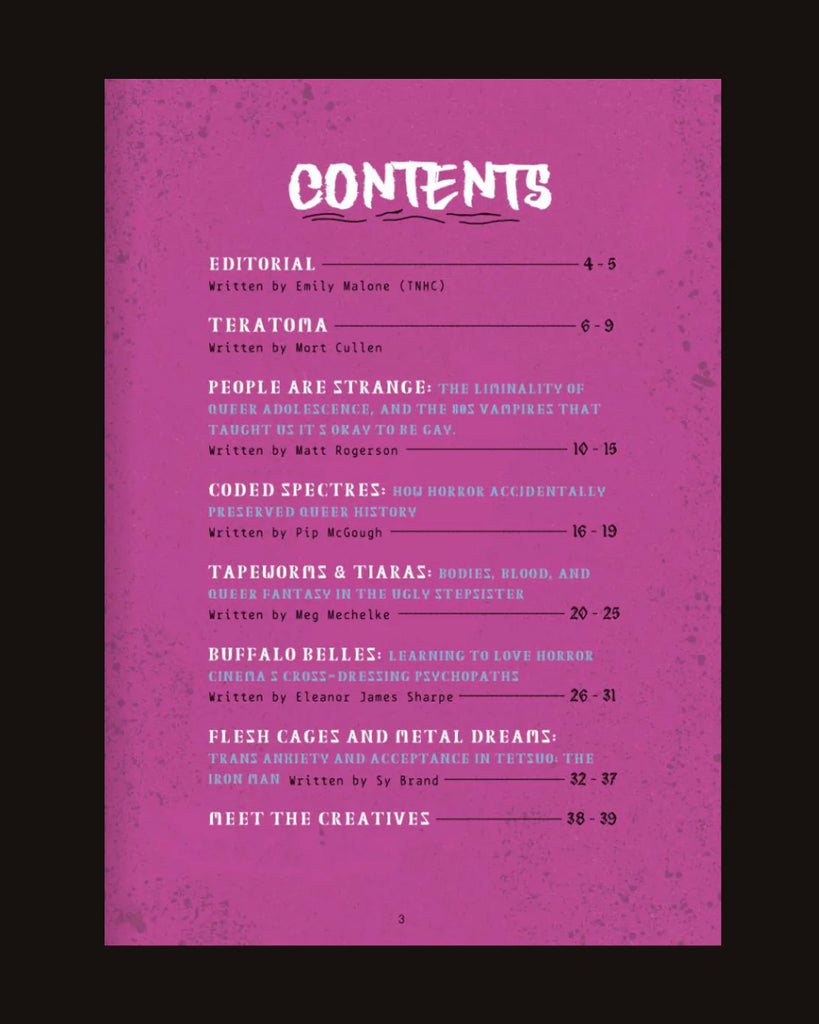 The Nottingham Horror Collective: The Last Closet On The Left, Vol. 3 - Queer Zine