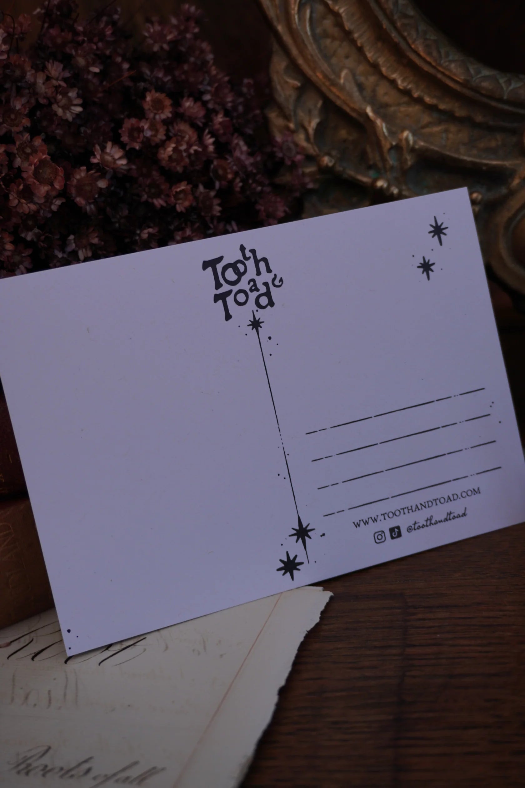 Books Are Magic Postcard Print by Tooth & Toad