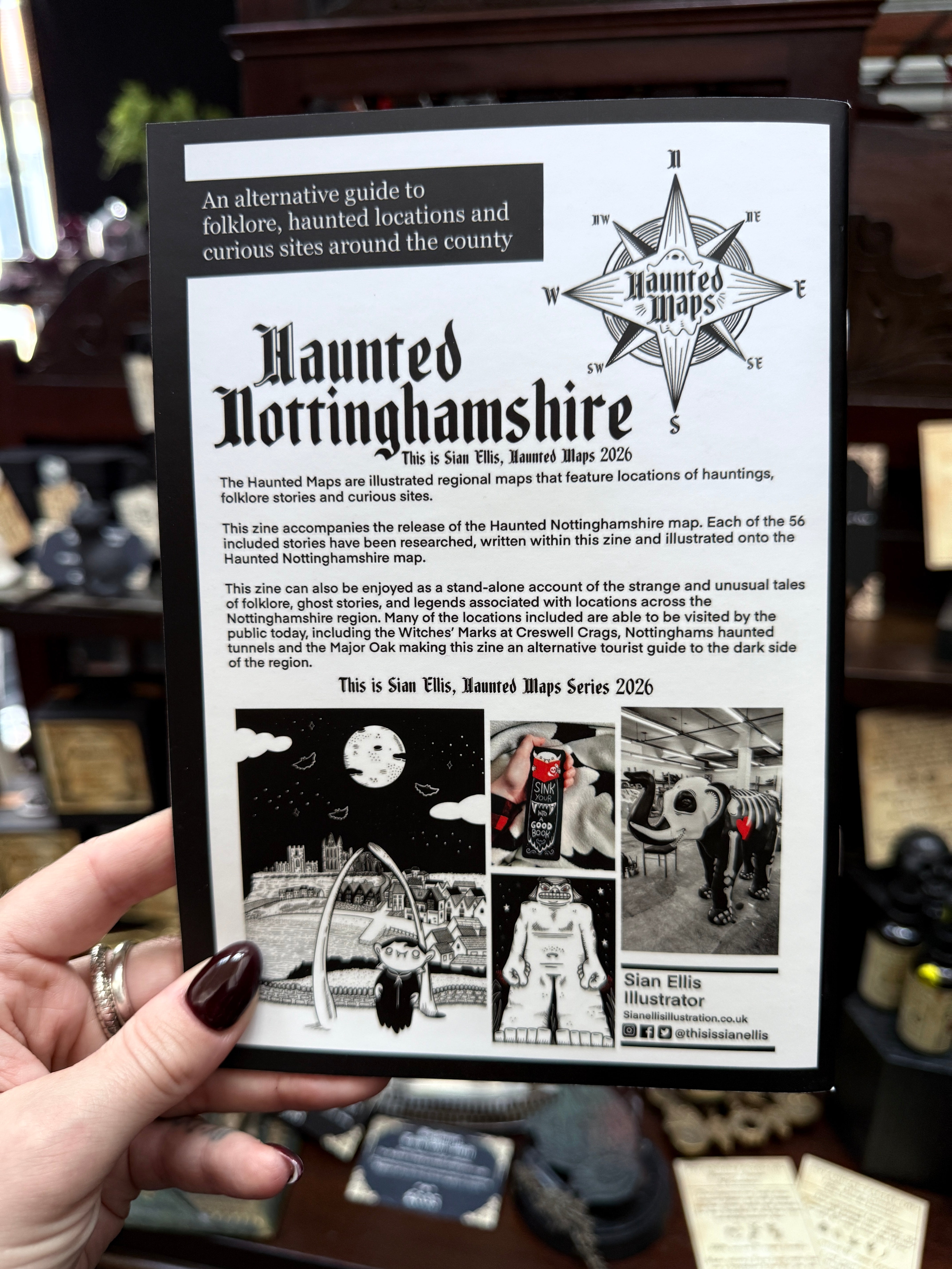 Haunted Nottinghamshire Zine by Sian Ellis