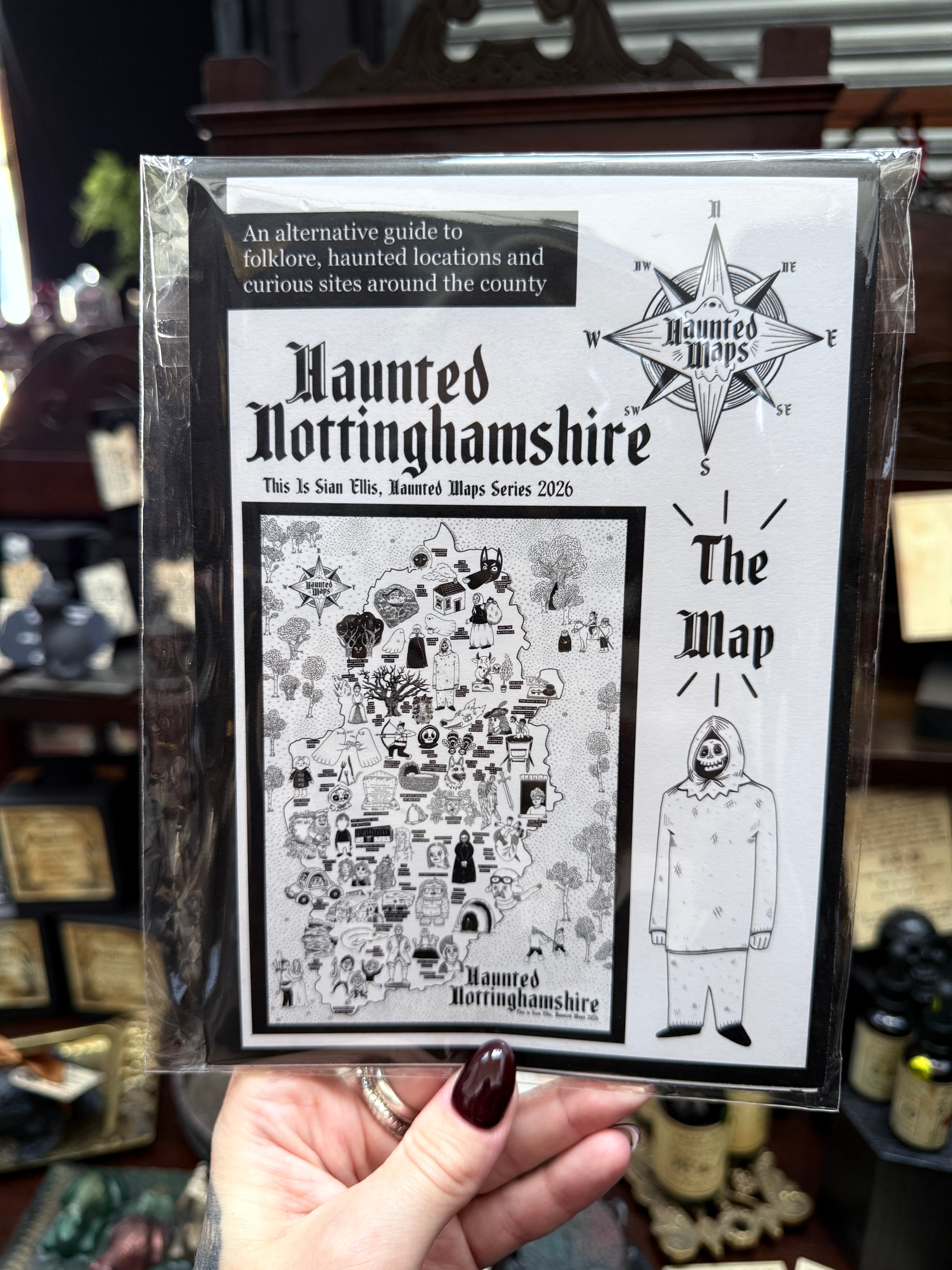 Haunted Nottinghamshire Map