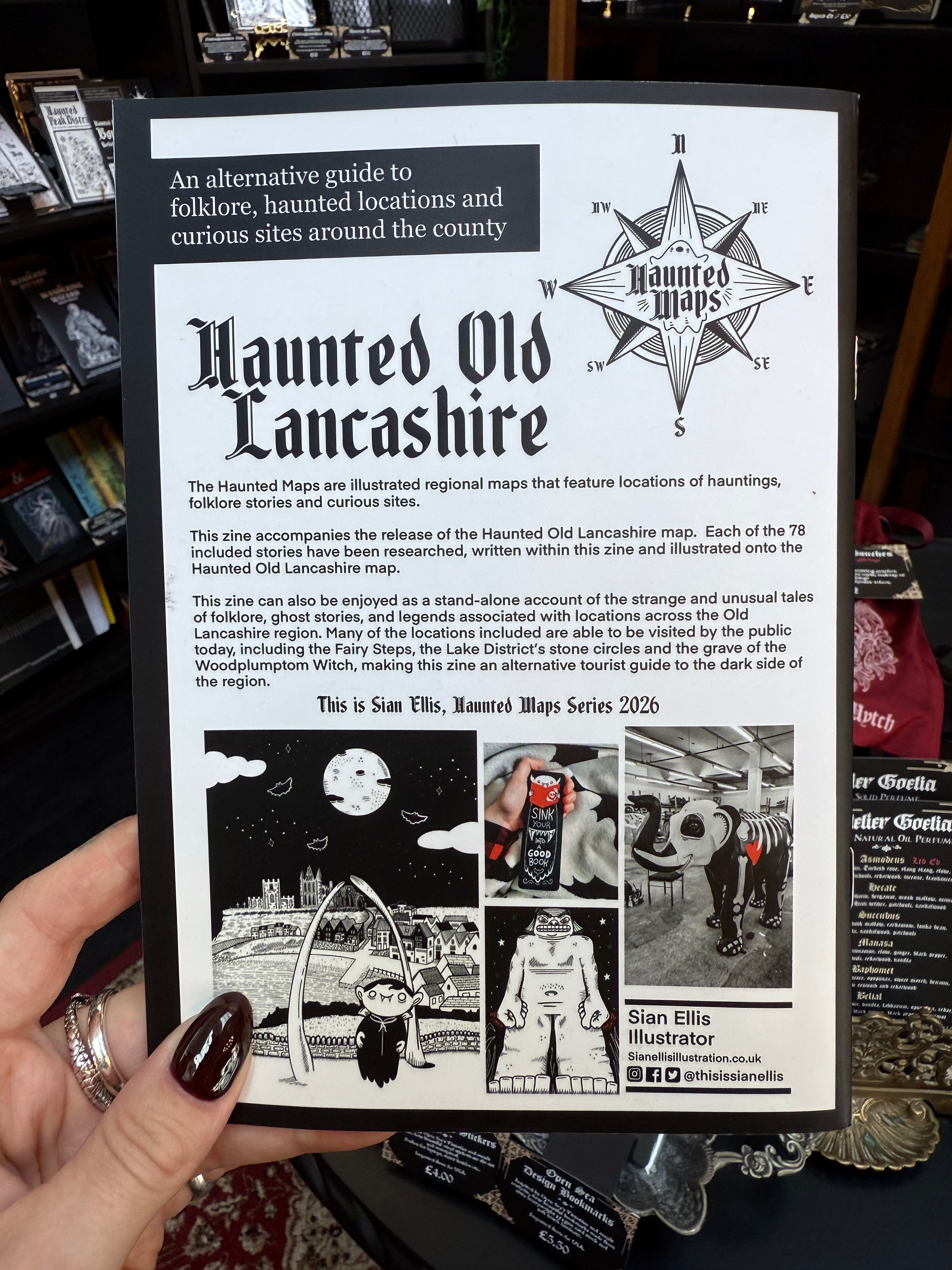 Haunted Old Lancashire Zine by Sian Ellis