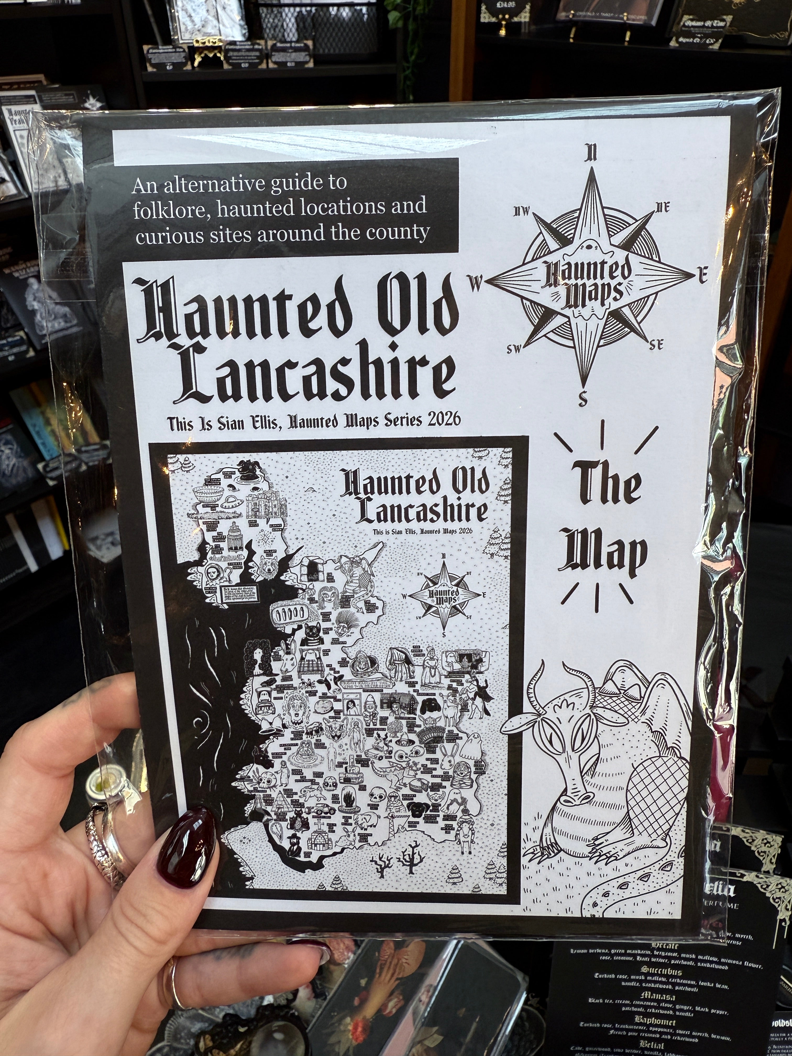 Haunted Old Lancashire Map