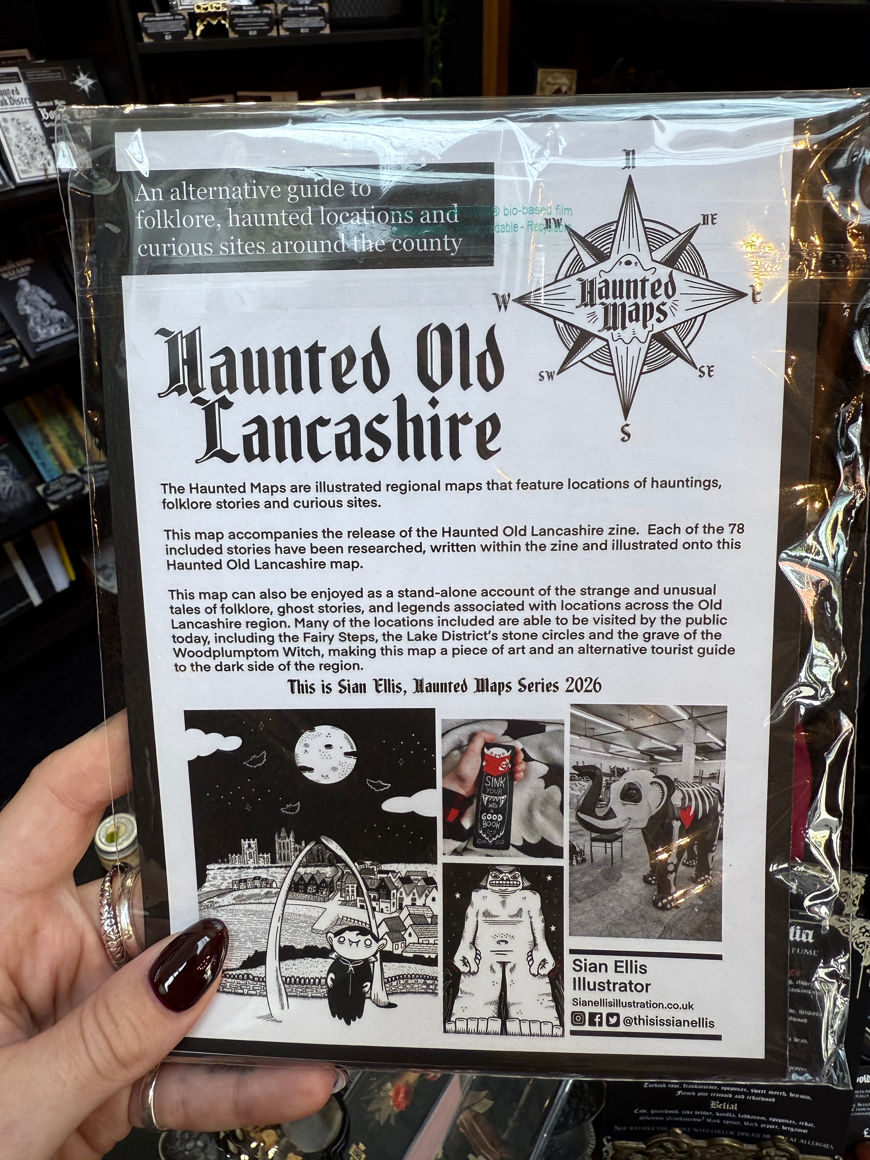 Haunted Old Lancashire Map
