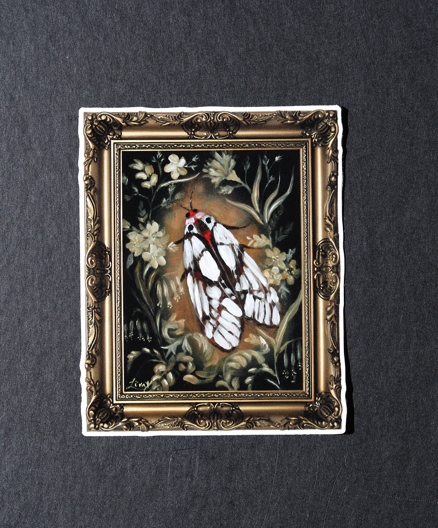 Solace Moth Vinyl Sticker - Liva Vilemsone