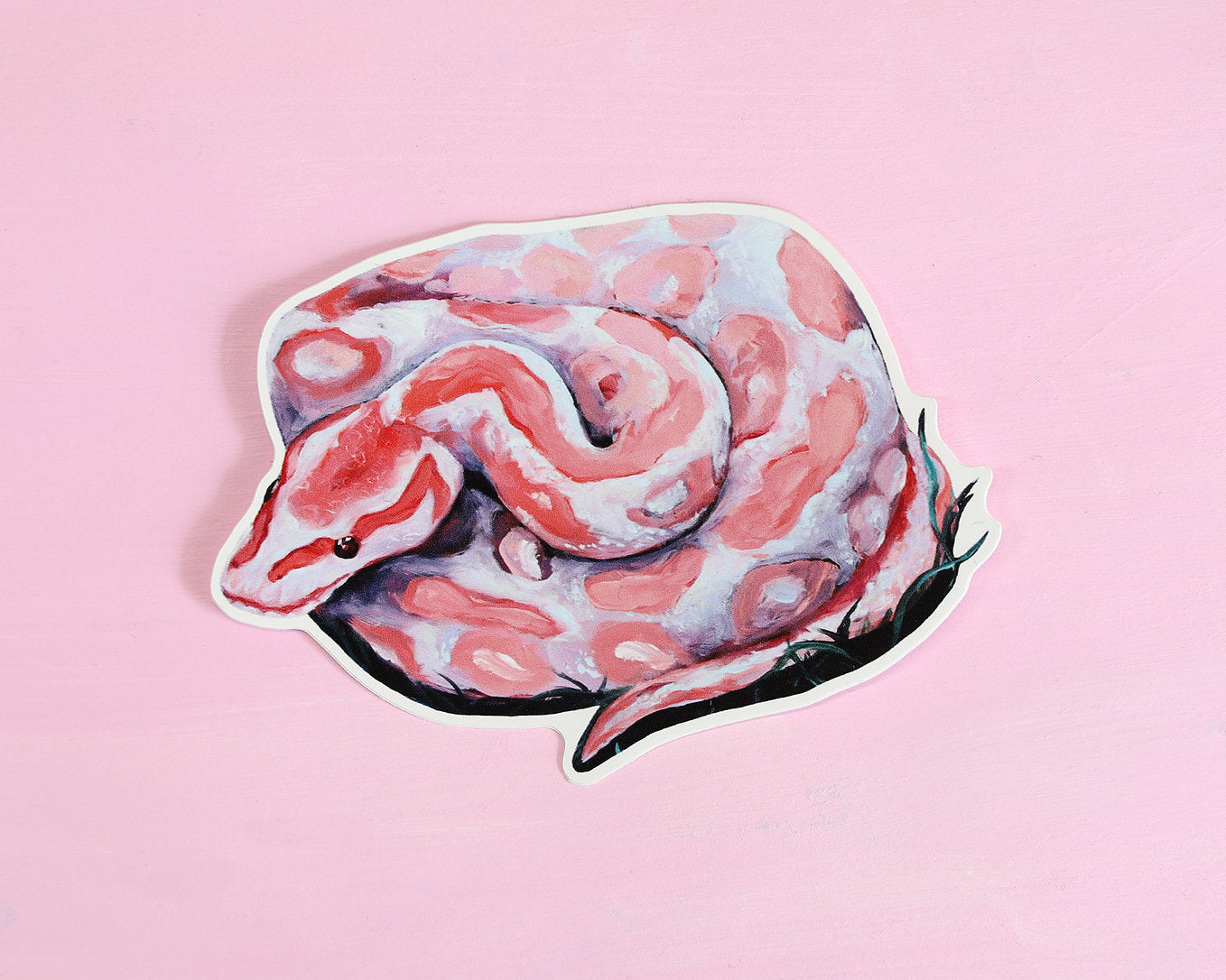 Sweetie Pie Snake Vinyl Sticker - Liva Vilemsone