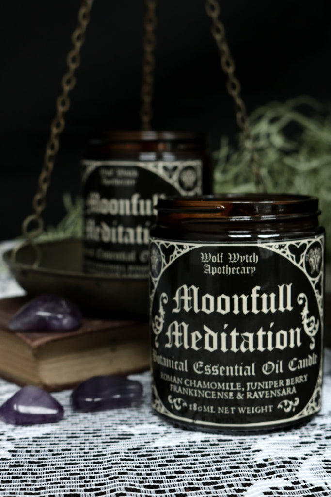 Moonfull Meditation Botanical Candle