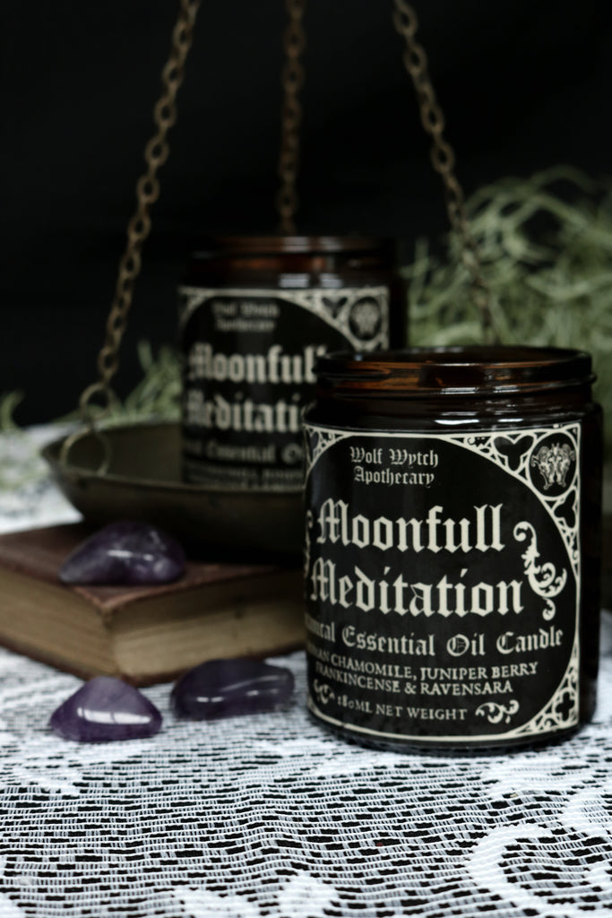 Moonfull Meditation Botanical Candle