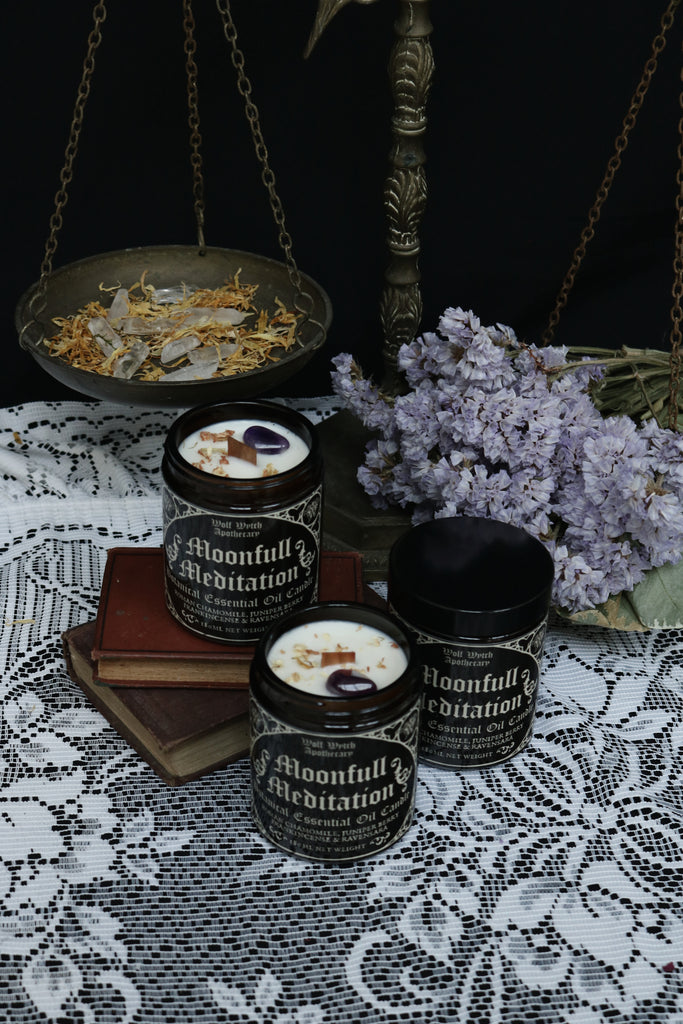 Moonfull Meditation Botanical Candle