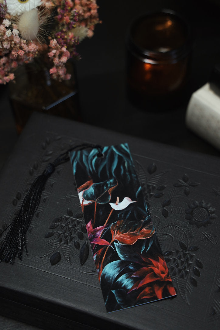 Moonlight Blooms Bookmark - Liva Vilemsone