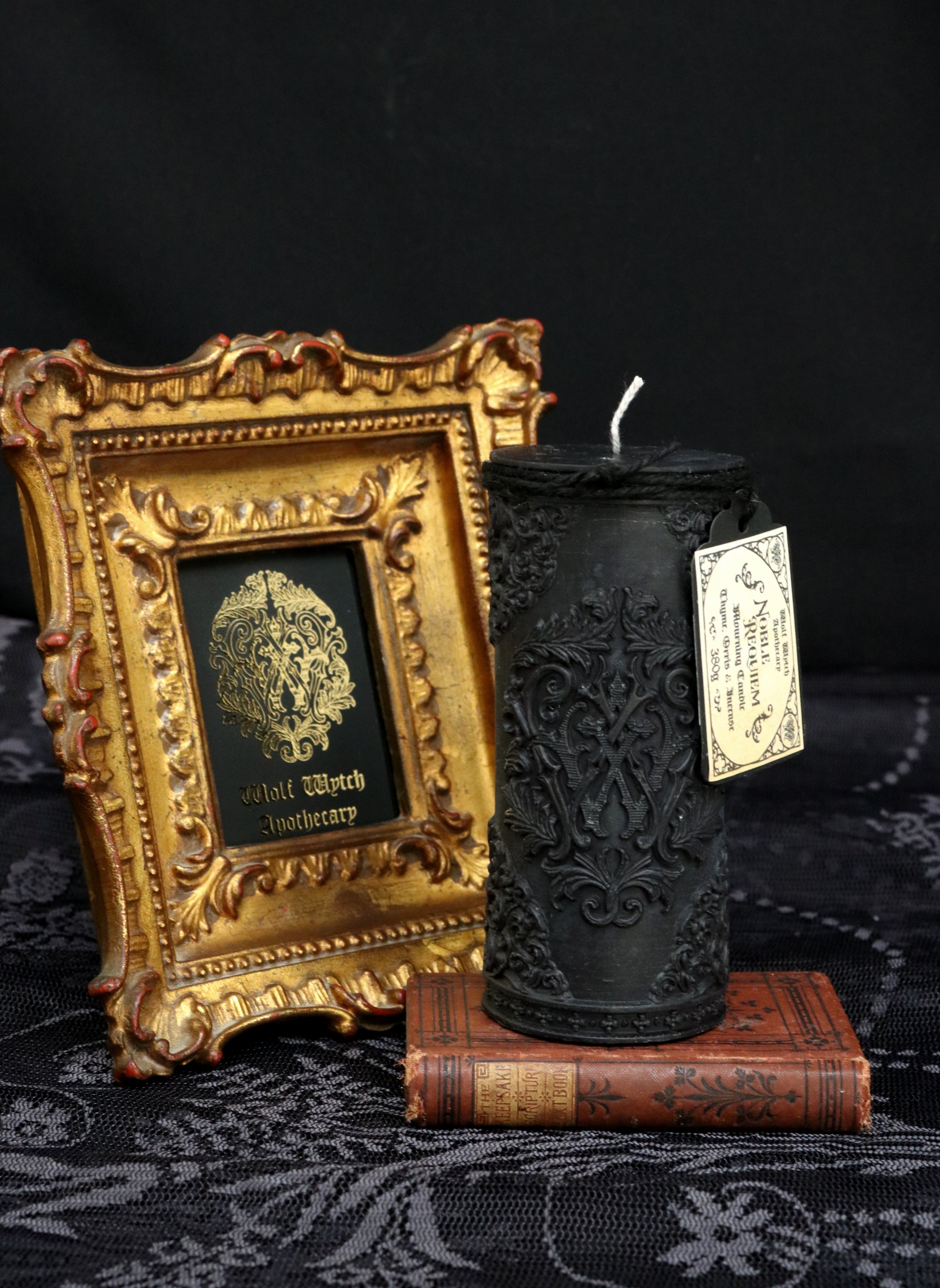 Noble Requiem Mourning Pillar Candle