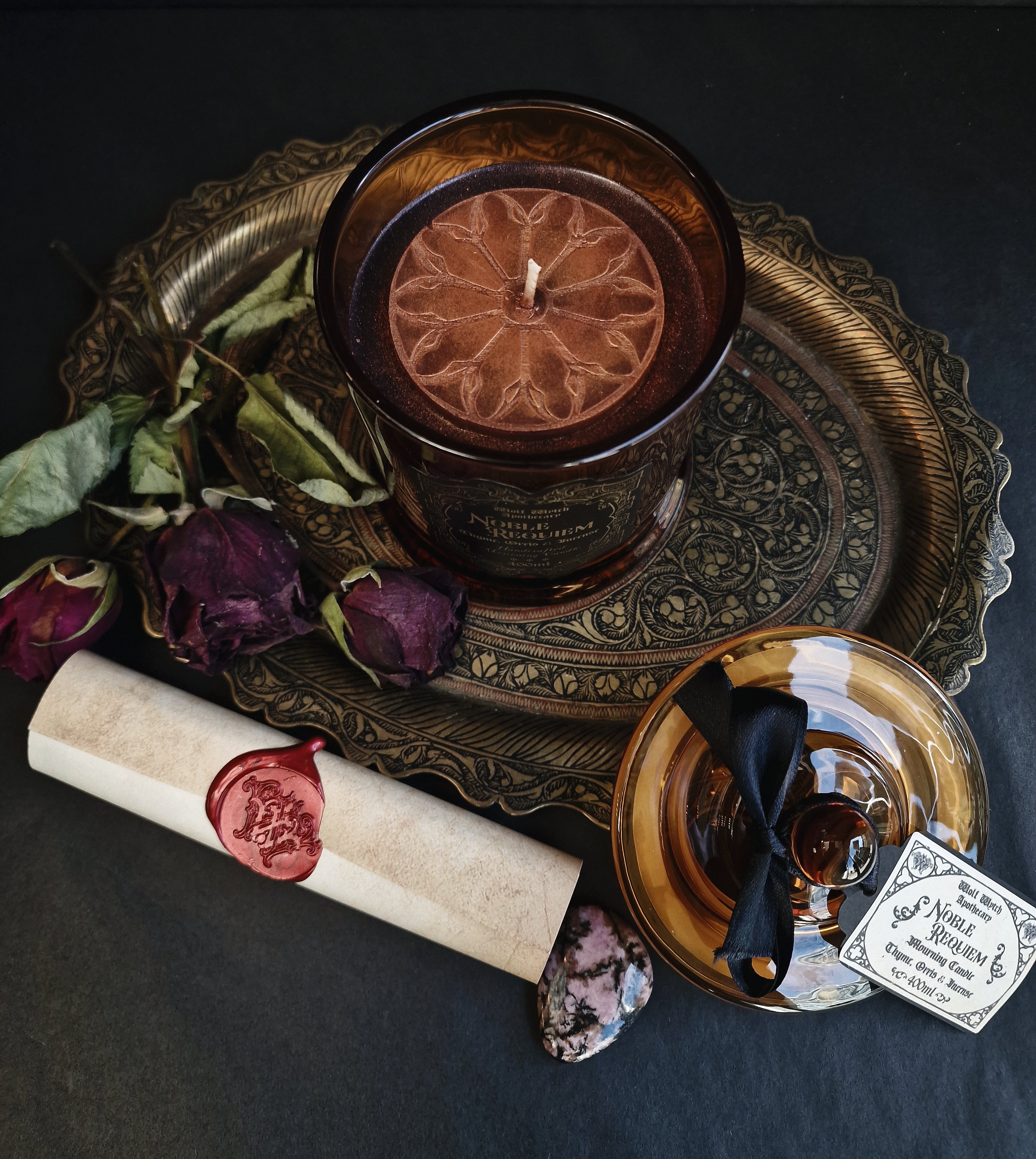 Noble Requiem Mourning Container Candle