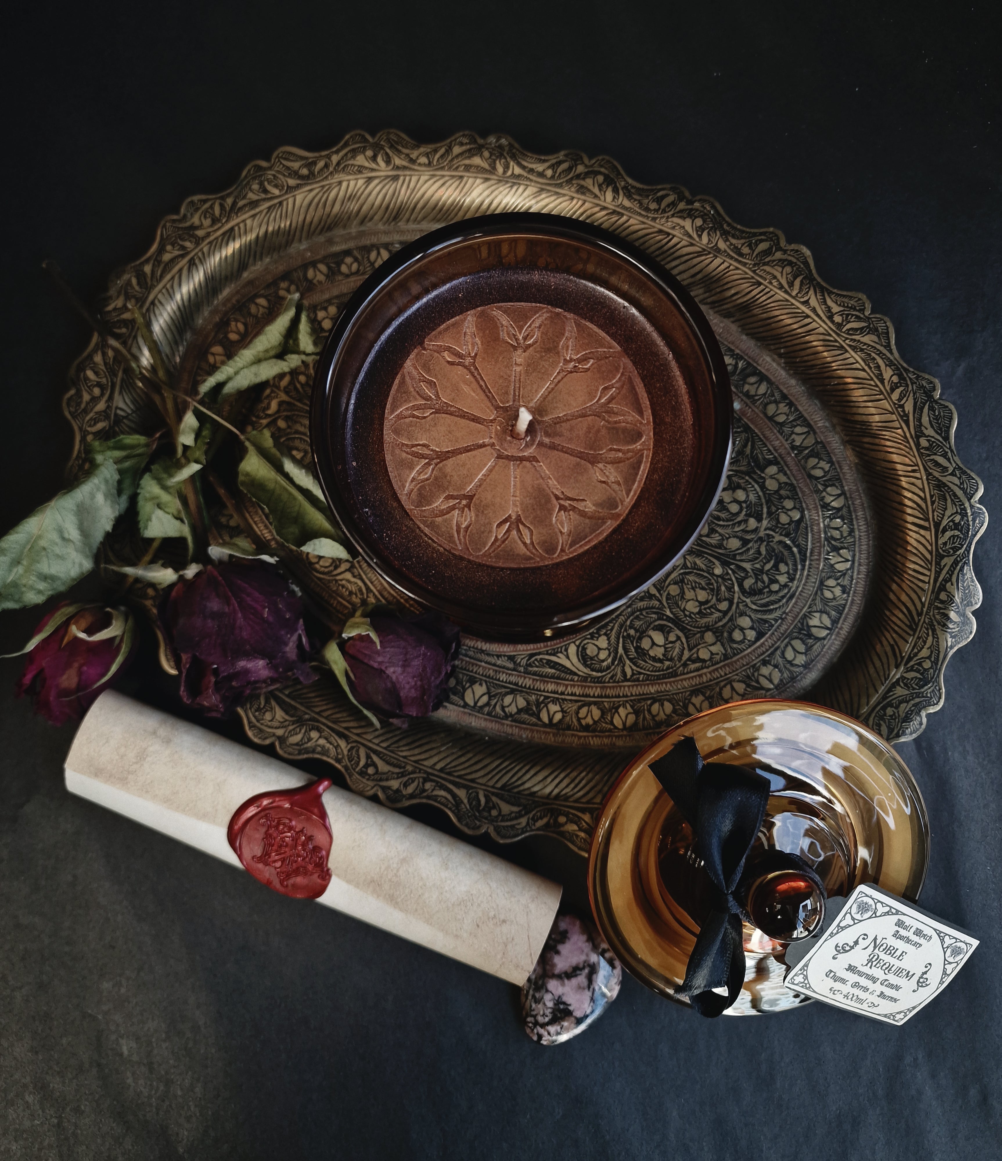 Noble Requiem Mourning Container Candle