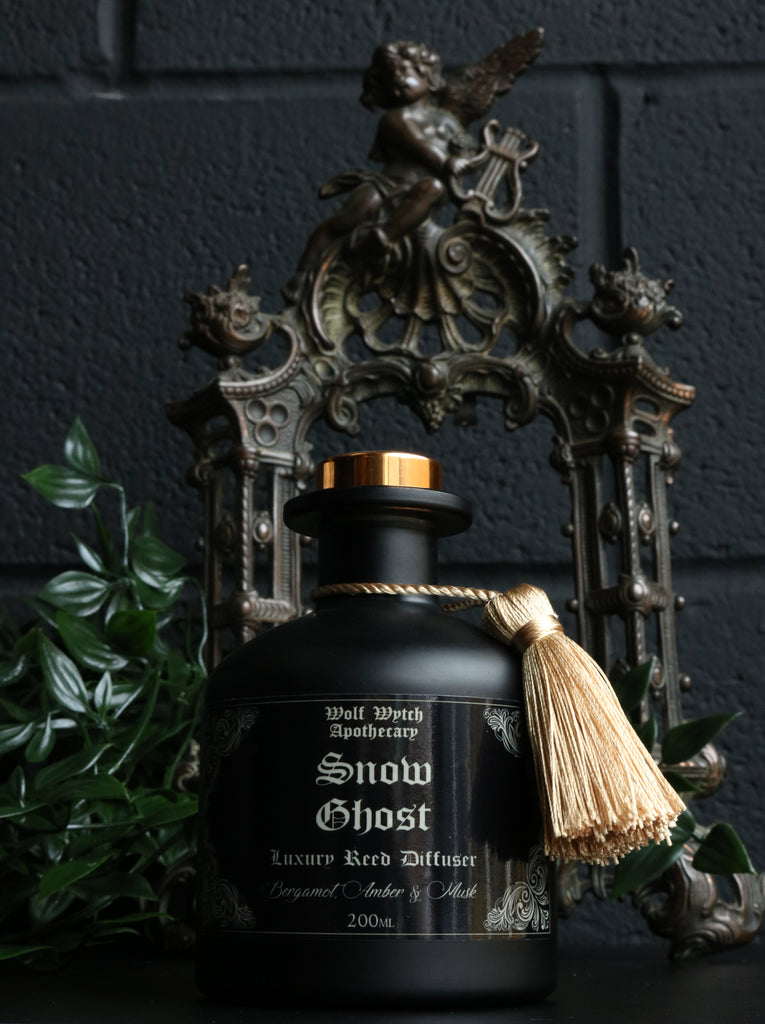 Snow Ghost Apothecary Bottle Reed Diffuser