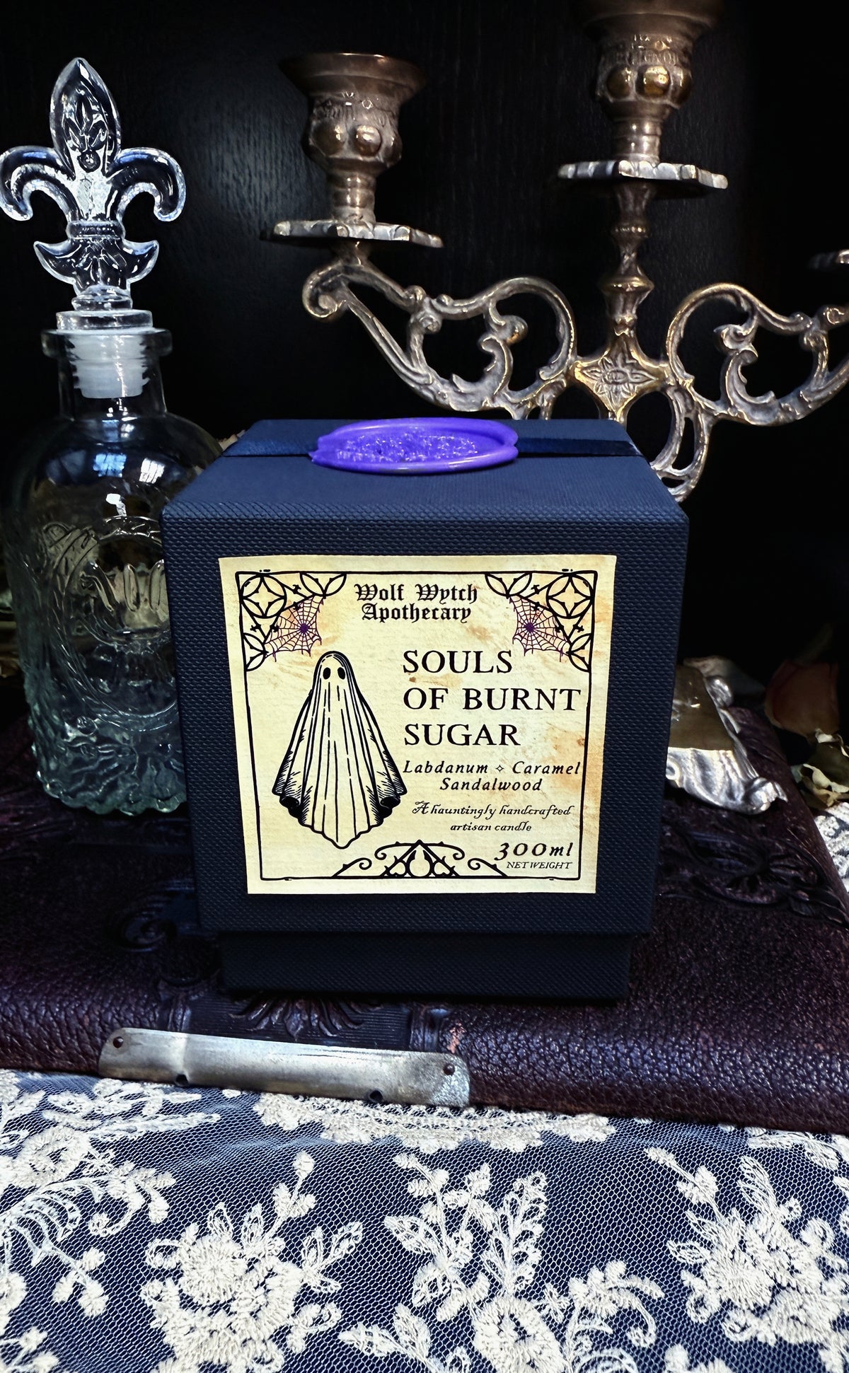 Souls Of Burnt Sugar Ghost Candle