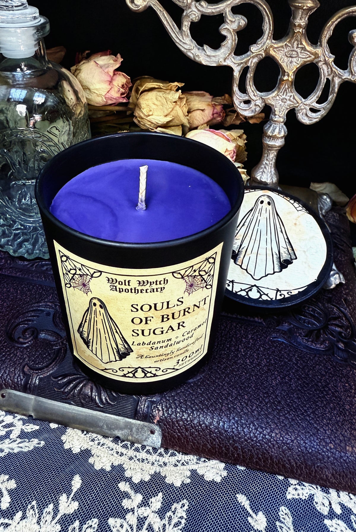 Souls Of Burnt Sugar Ghost Candle