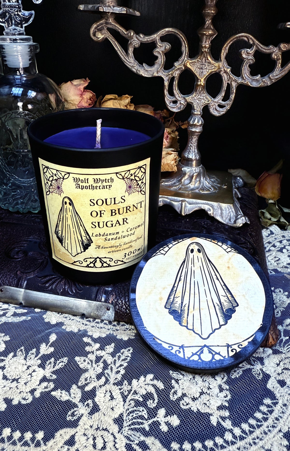 Souls Of Burnt Sugar Ghost Candle
