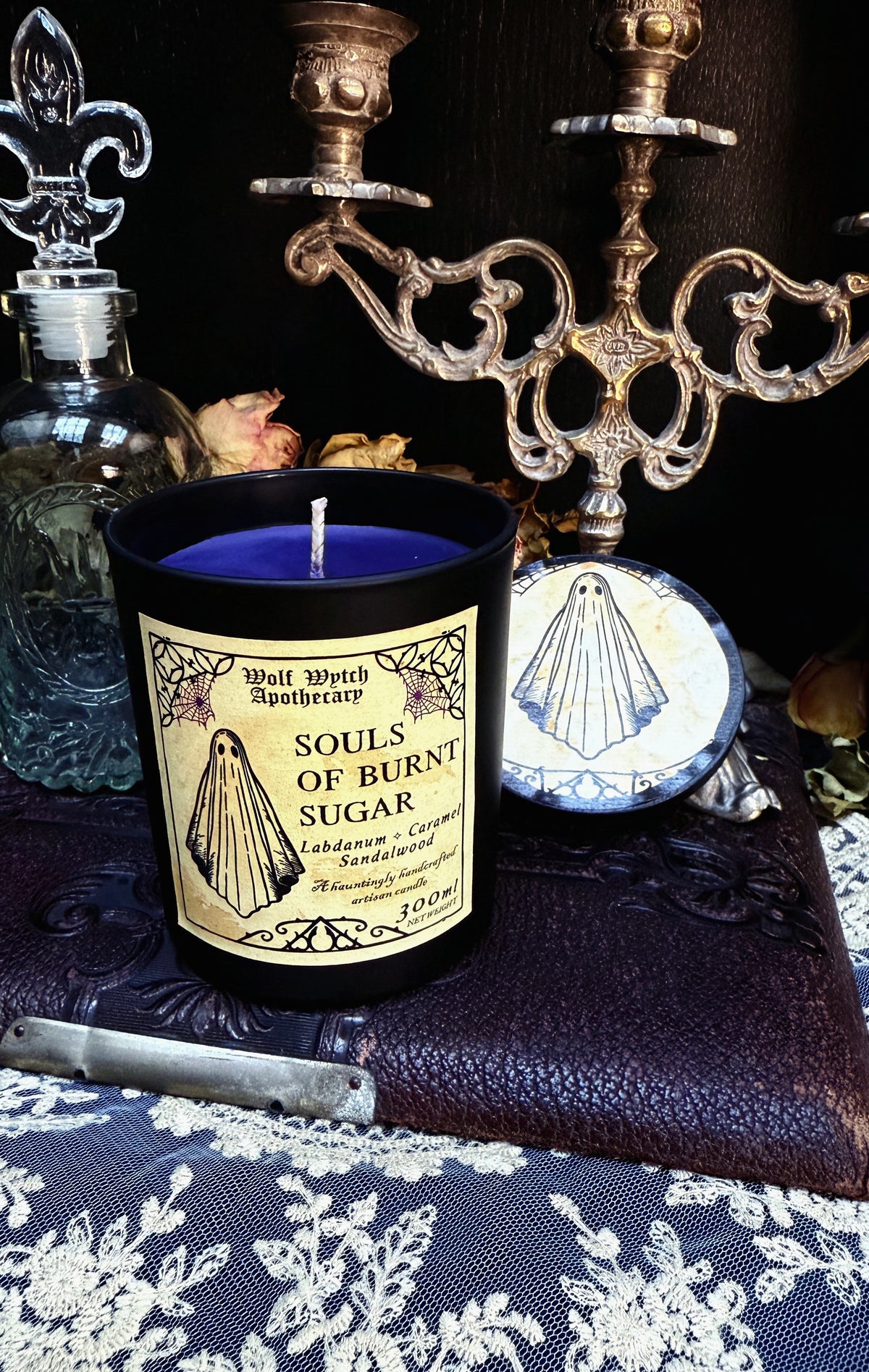 Souls Of Burnt Sugar Ghost Candle