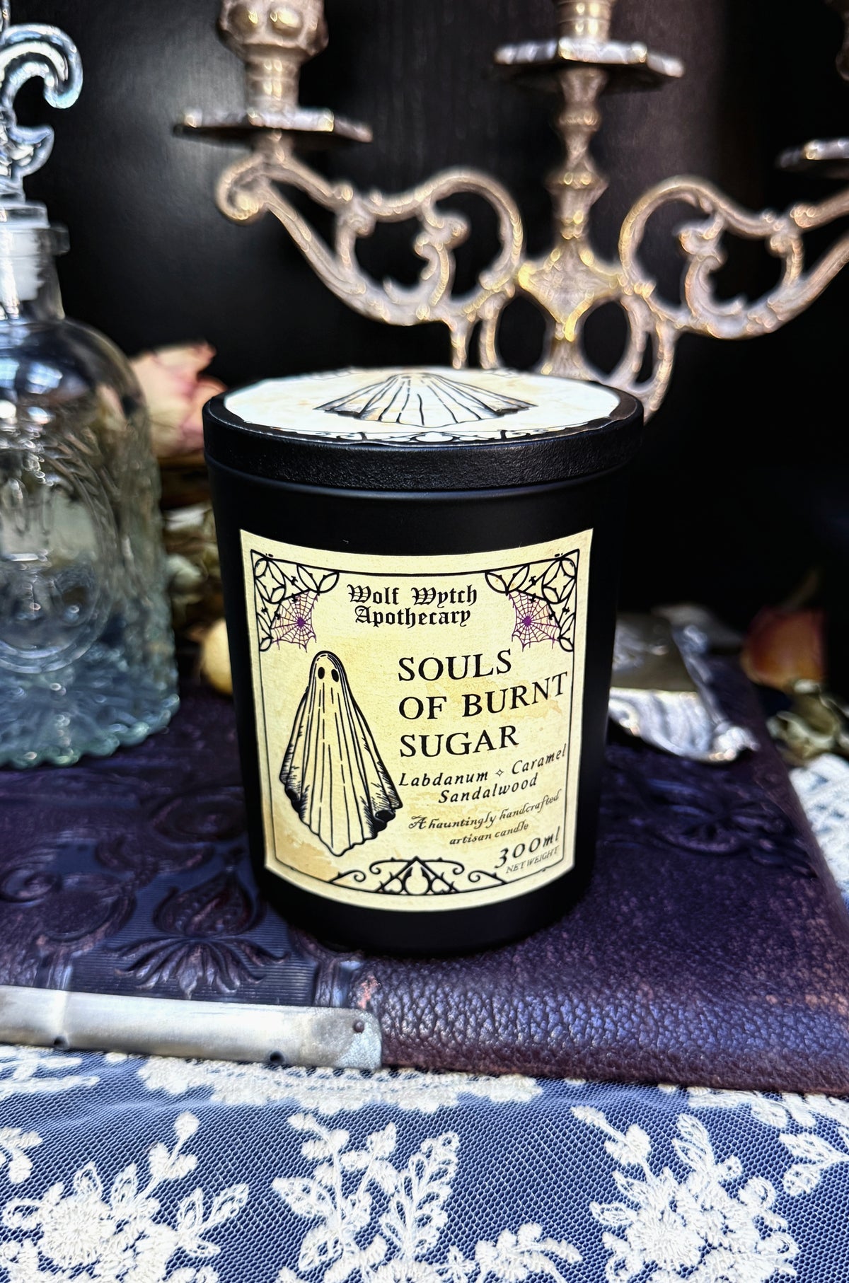 Souls Of Burnt Sugar Ghost Candle