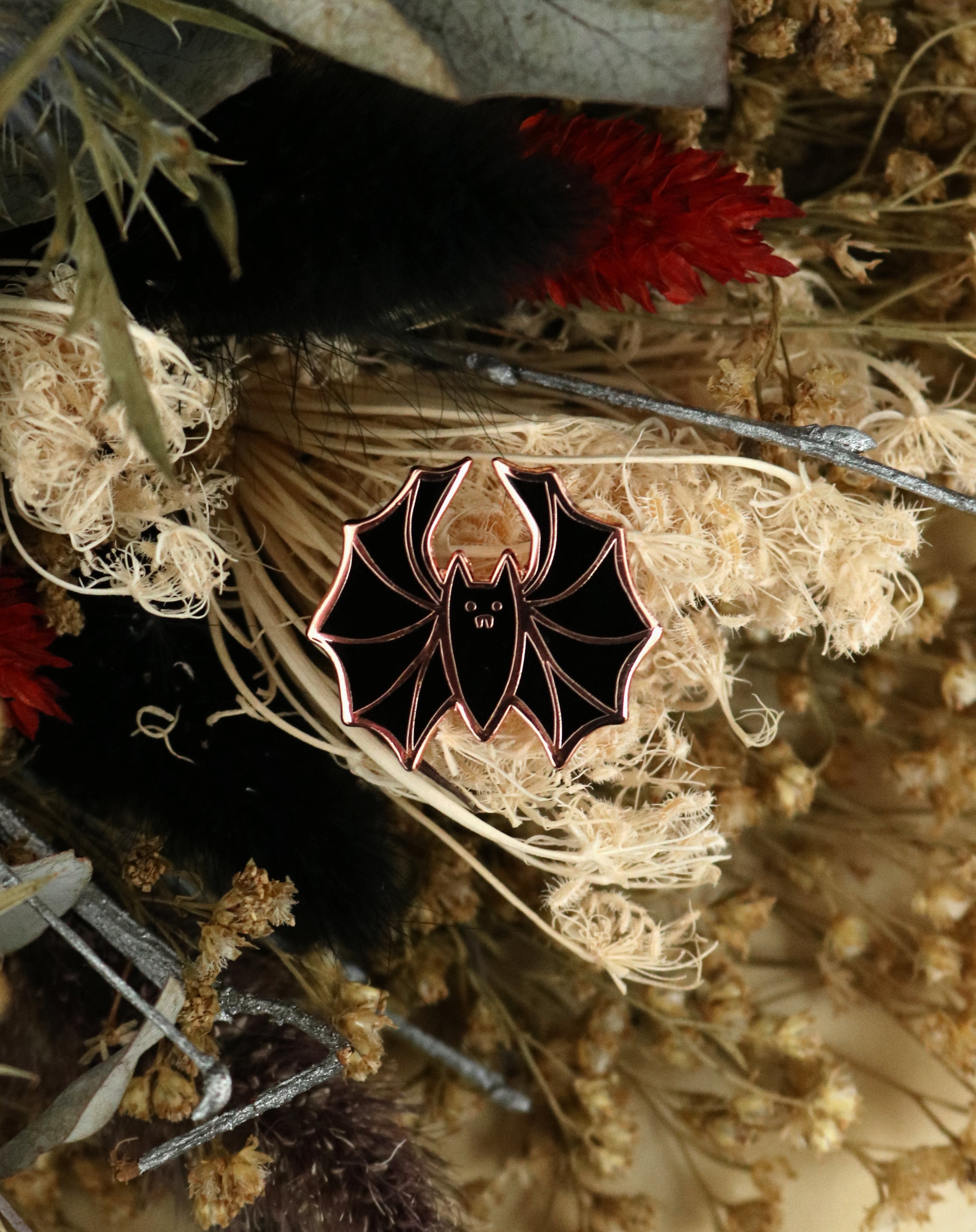 Vampire Bat Enamel Pin