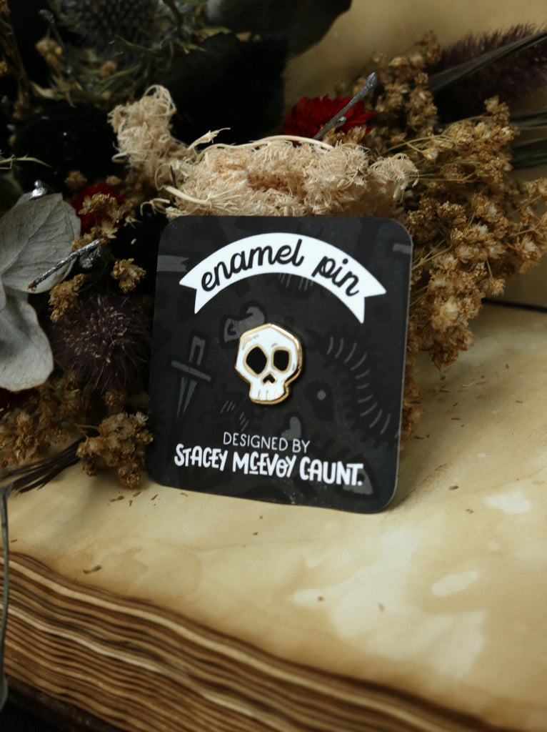 Skull Enamel Pin