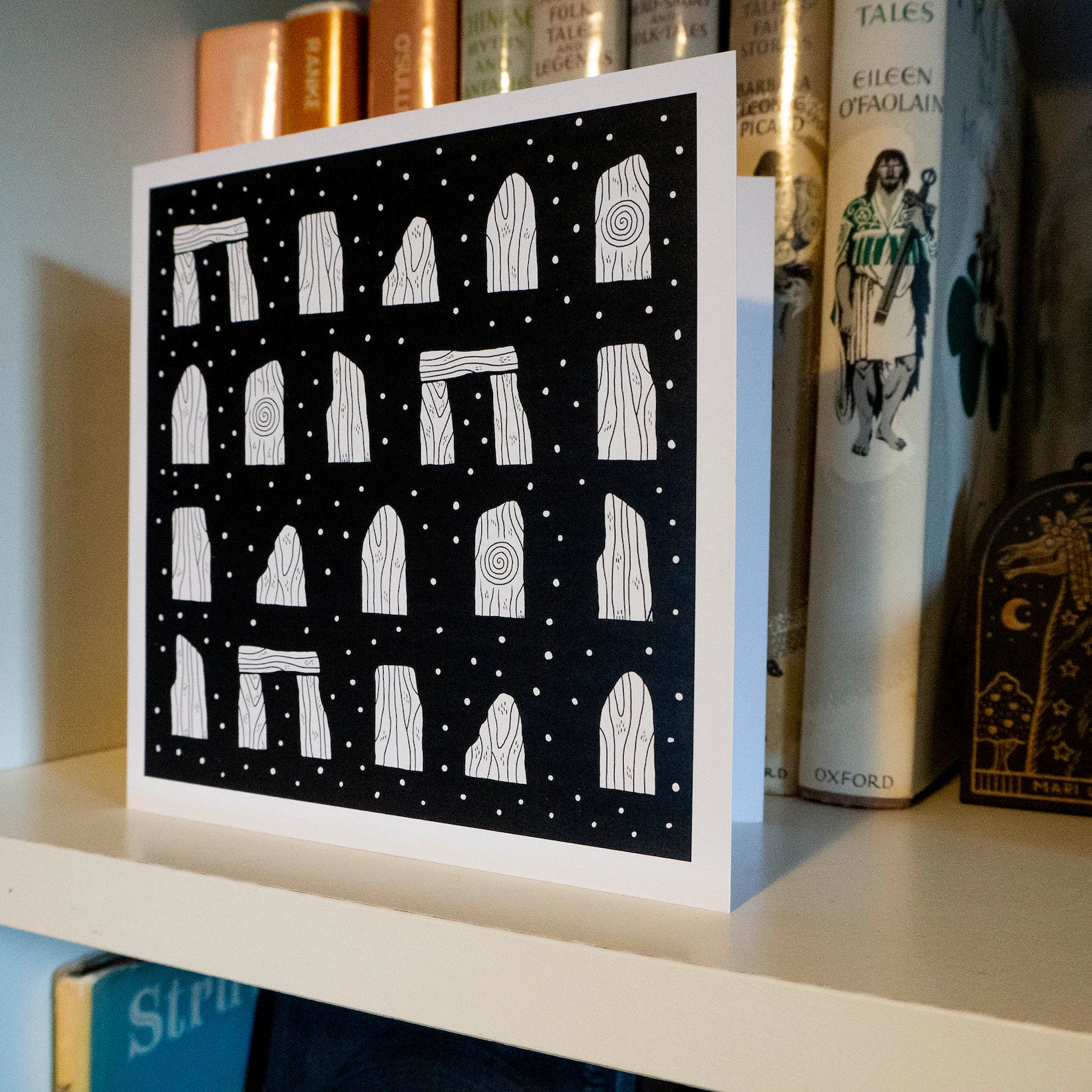 Celestial Standing Stones Greetings Card