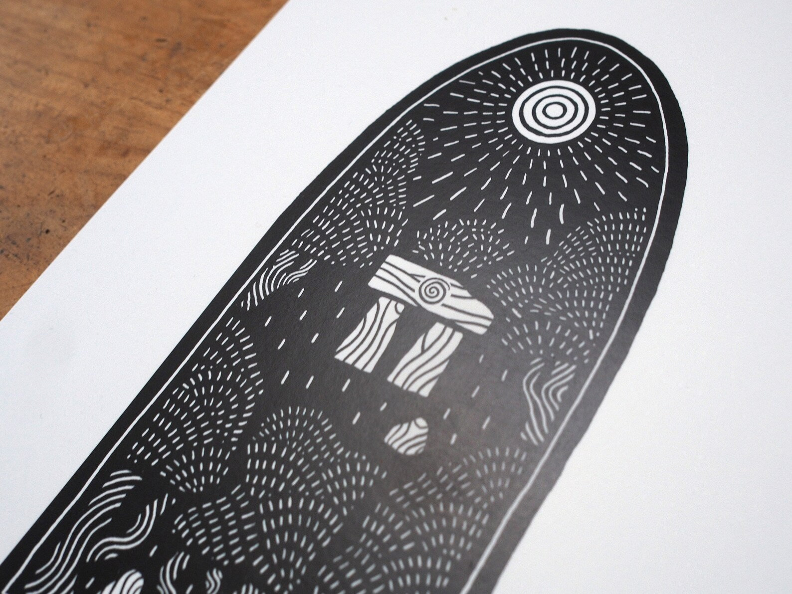 Sun Dolmen A5 Print