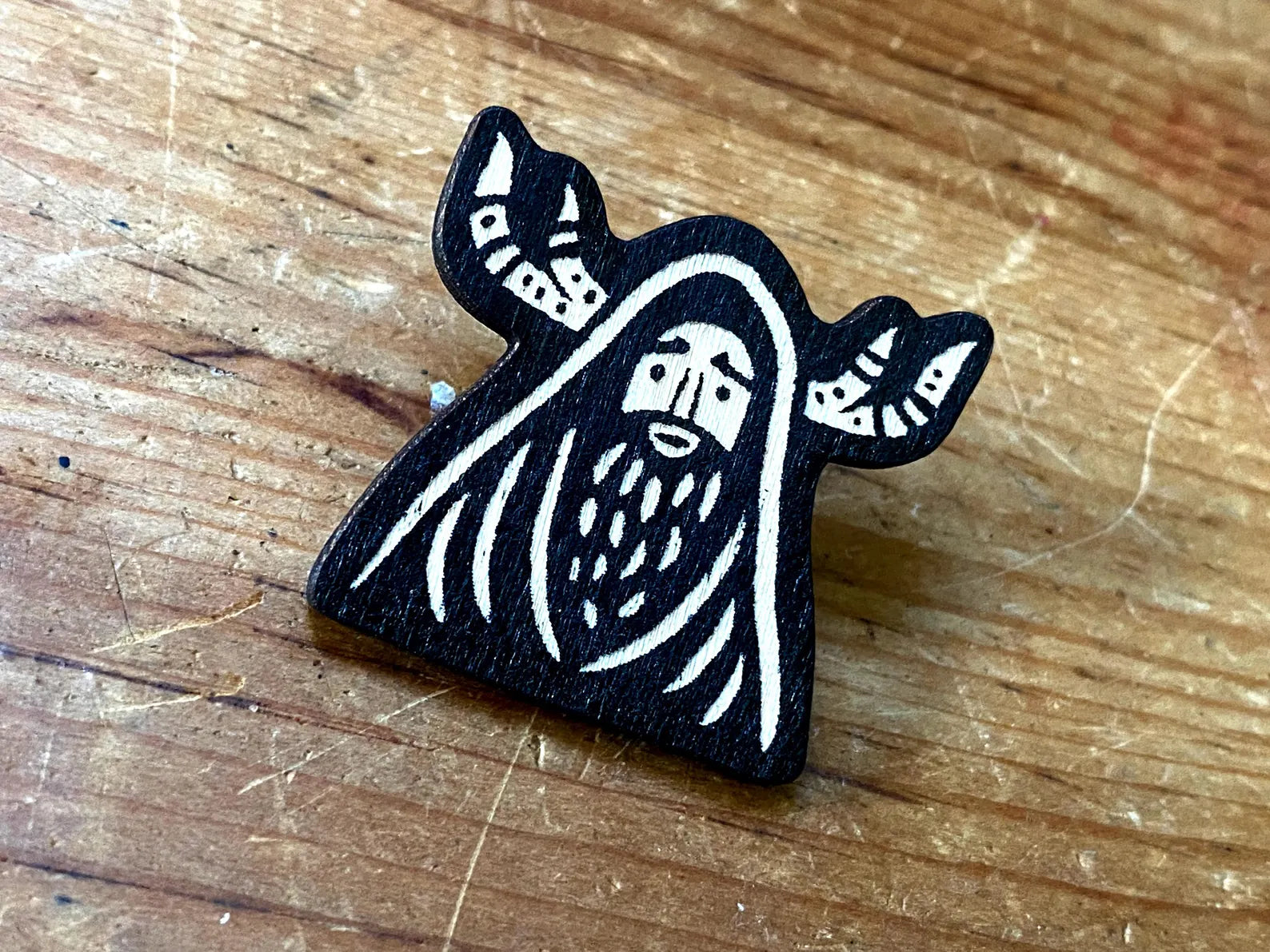 Cernunnos Wooden Pin