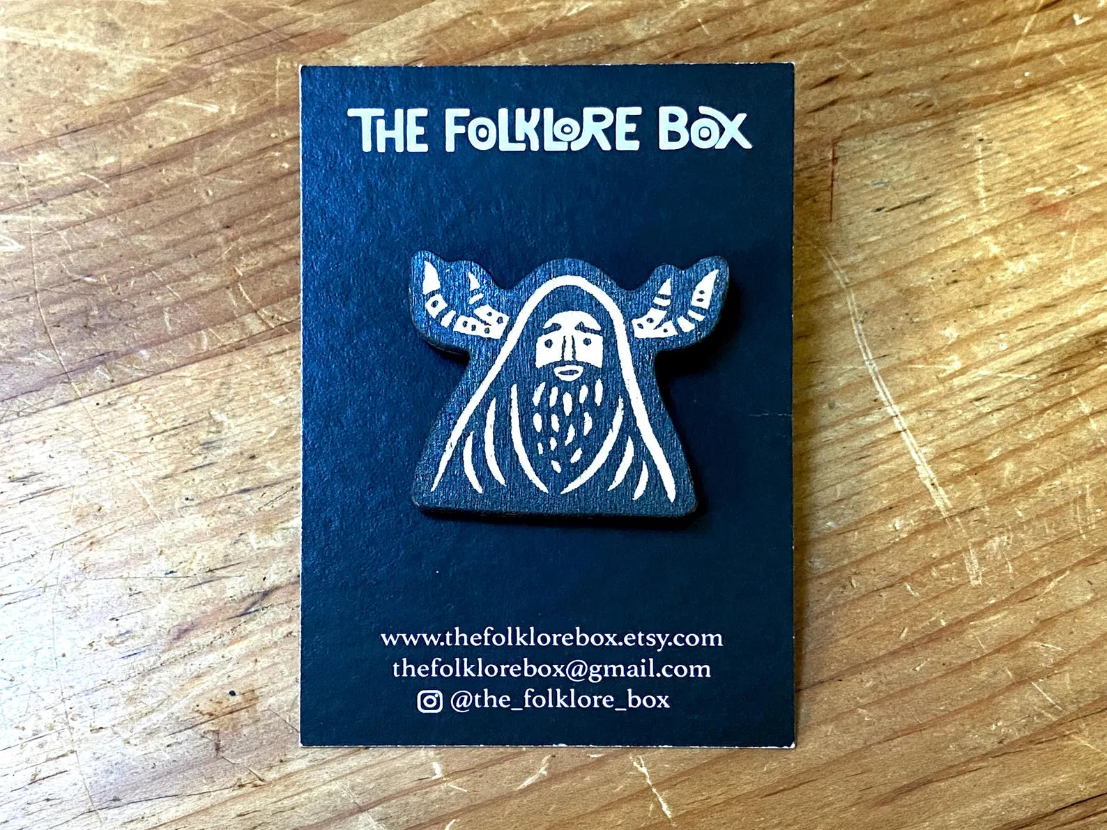 Cernunnos Wooden Pin