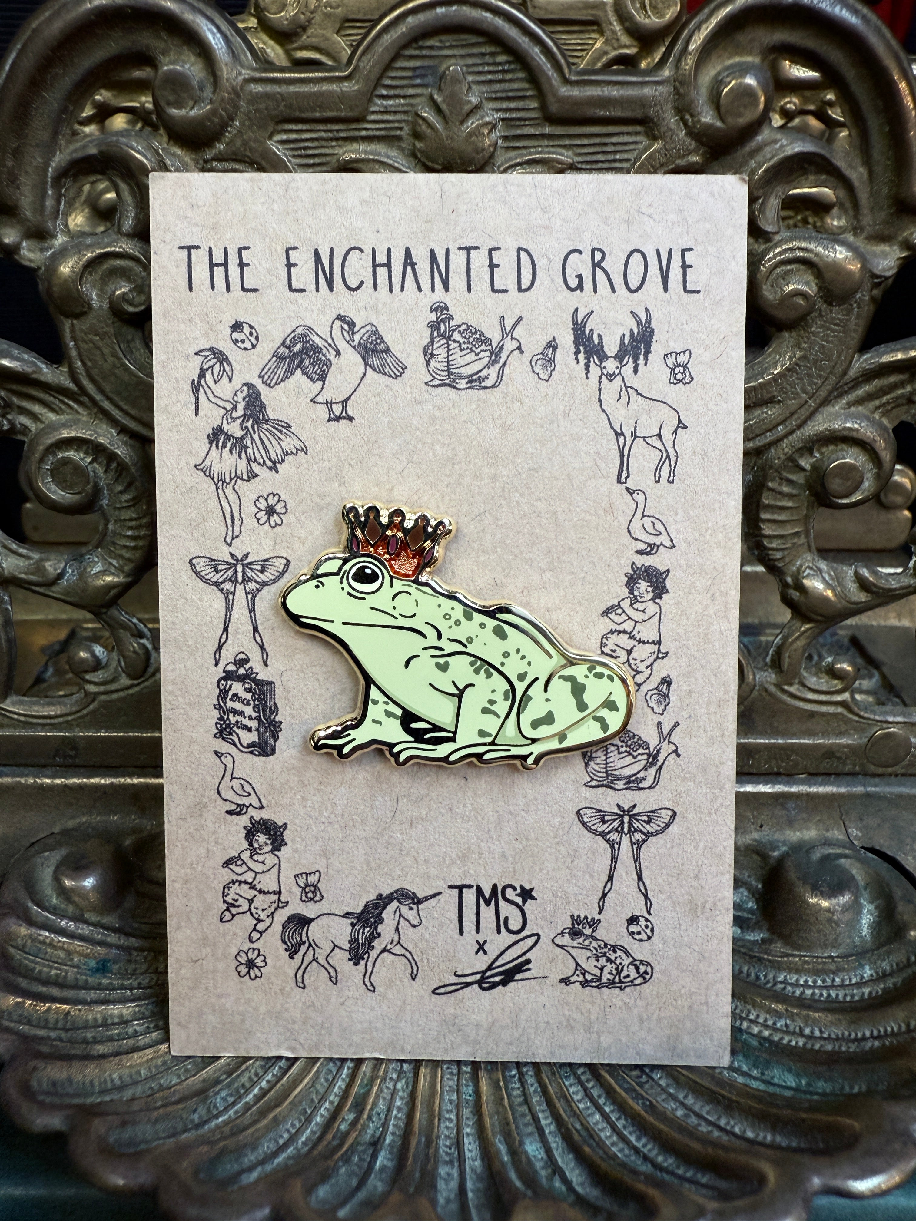 Frog Prince Enamel Pin - The Mourning Star