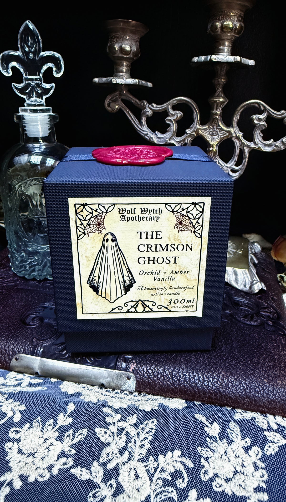 The Crimson Ghost Candle