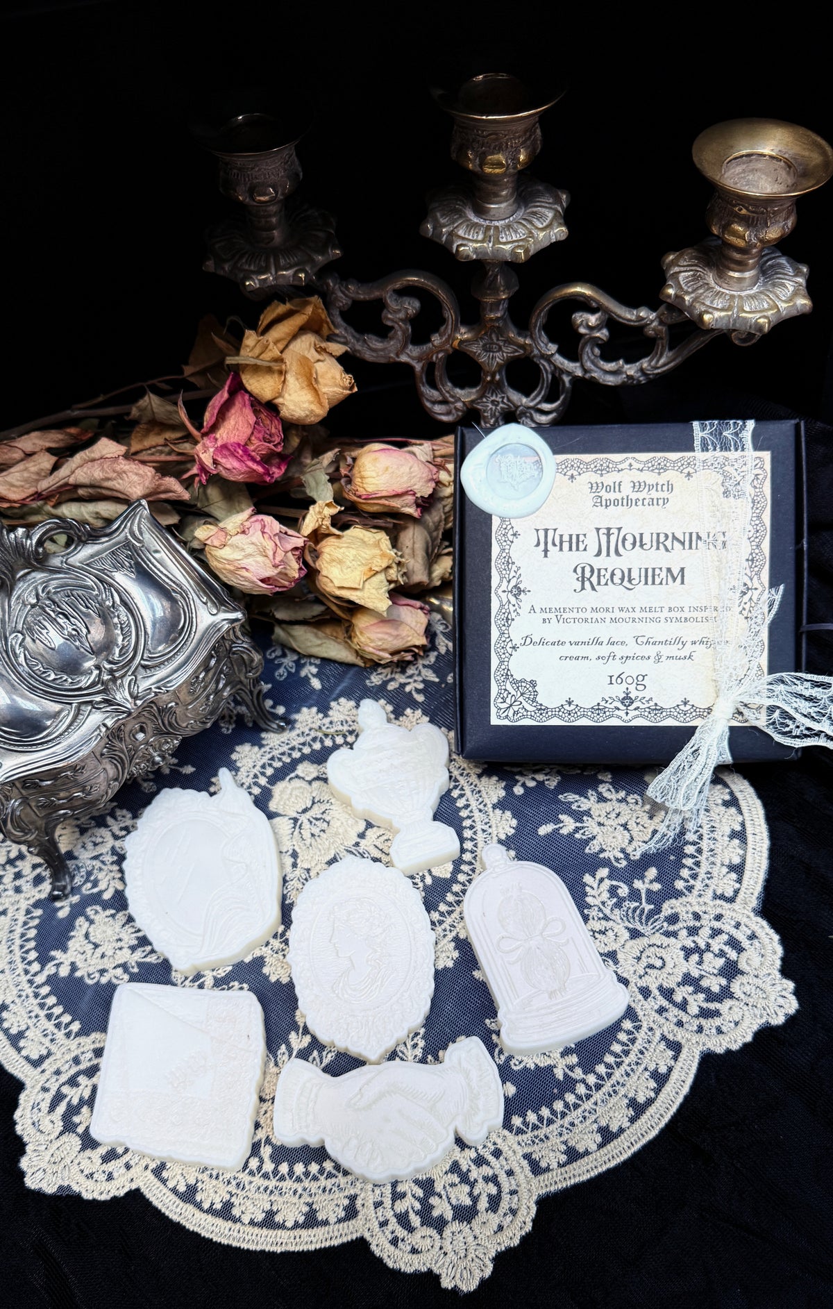 The Mourning Requiem Wax Melts | Delicate Vanilla, Chantilly Creme & Musk