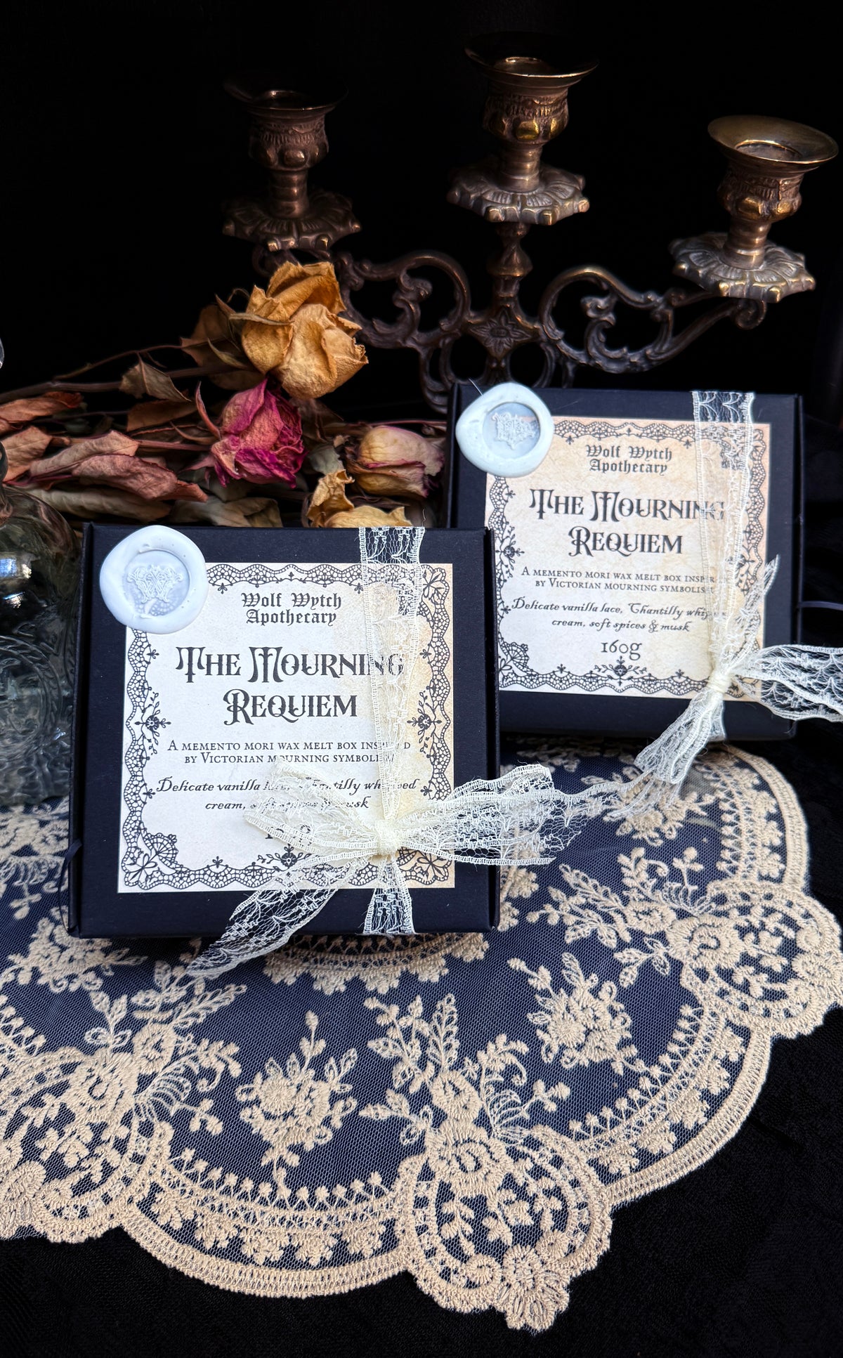 The Mourning Requiem Wax Melts | Delicate Vanilla, Chantilly Creme & Musk