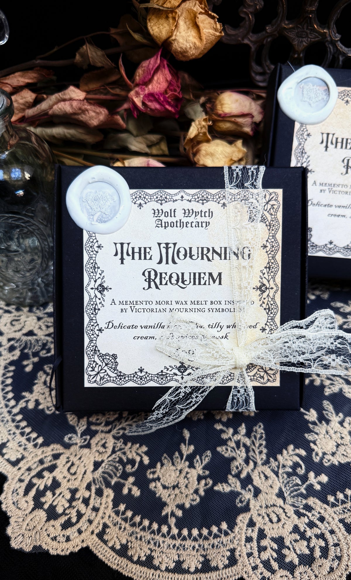 The Mourning Requiem Wax Melts | Delicate Vanilla, Chantilly Creme & Musk