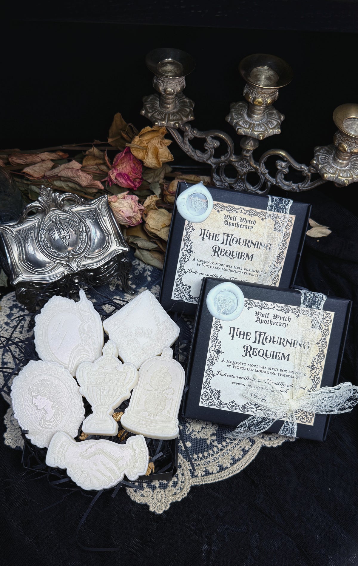 The Mourning Requiem Wax Melts | Delicate Vanilla, Chantilly Creme & Musk