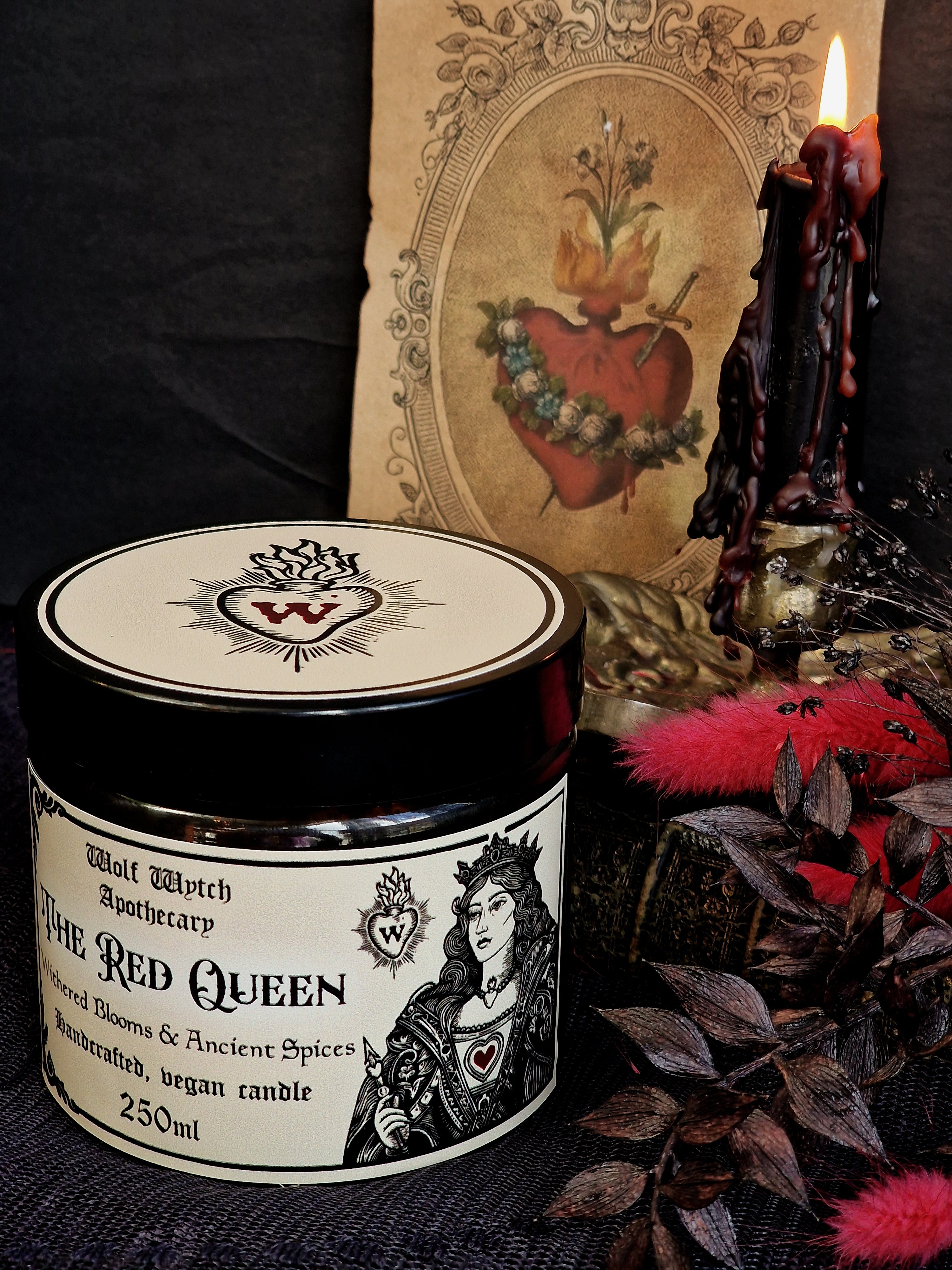 The Red Queen Candle