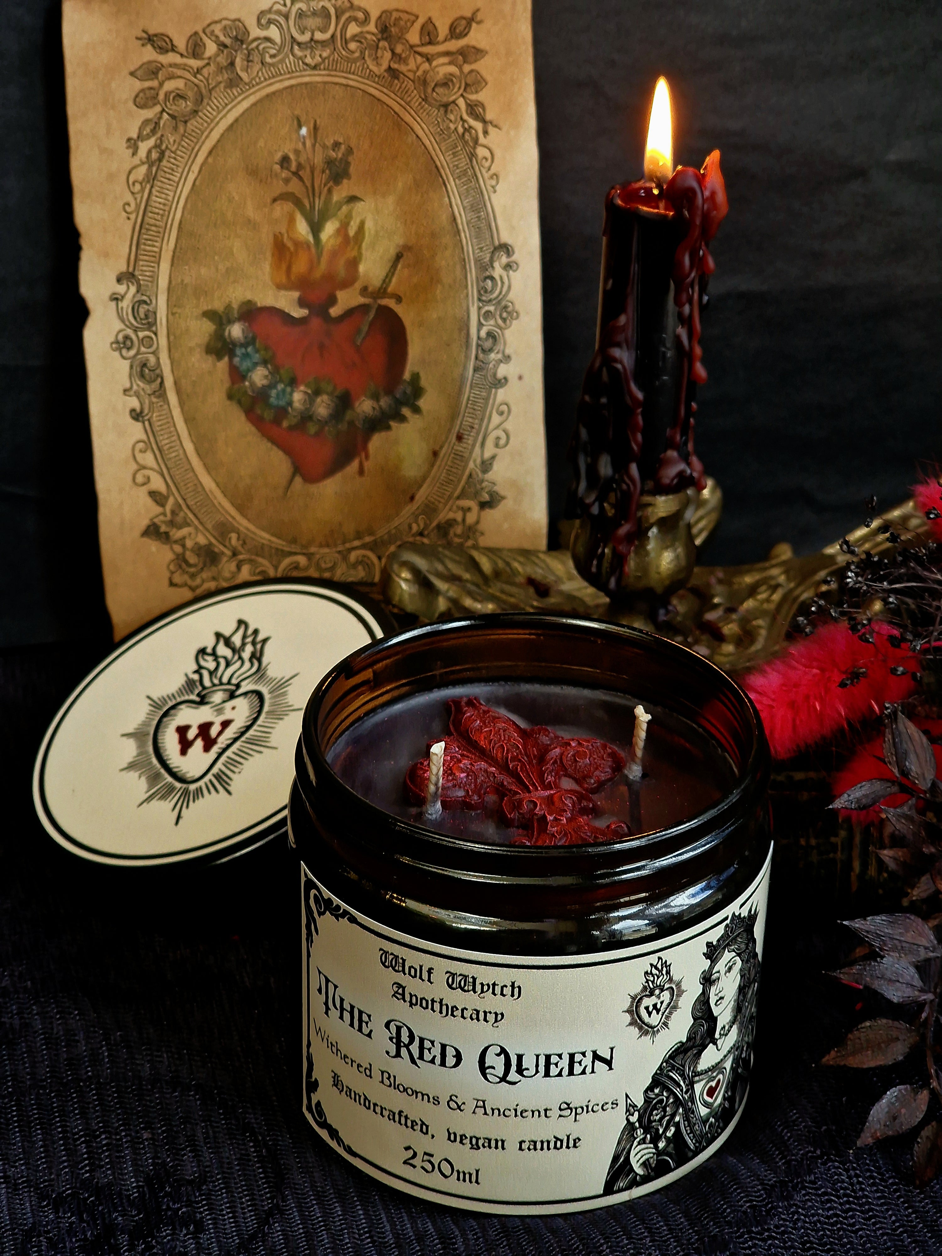 The Red Queen Candle