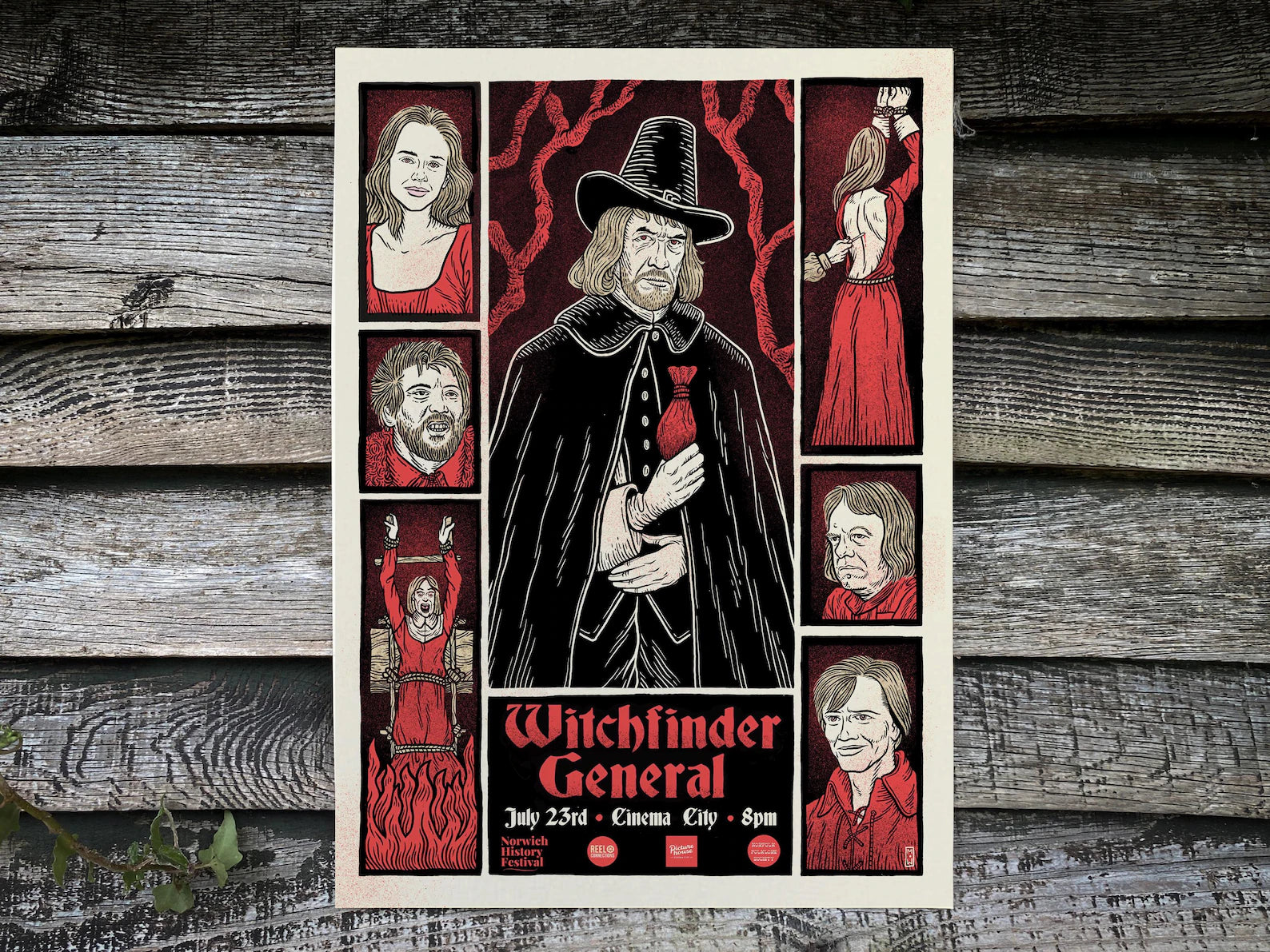 Witchfinder General A3 Print