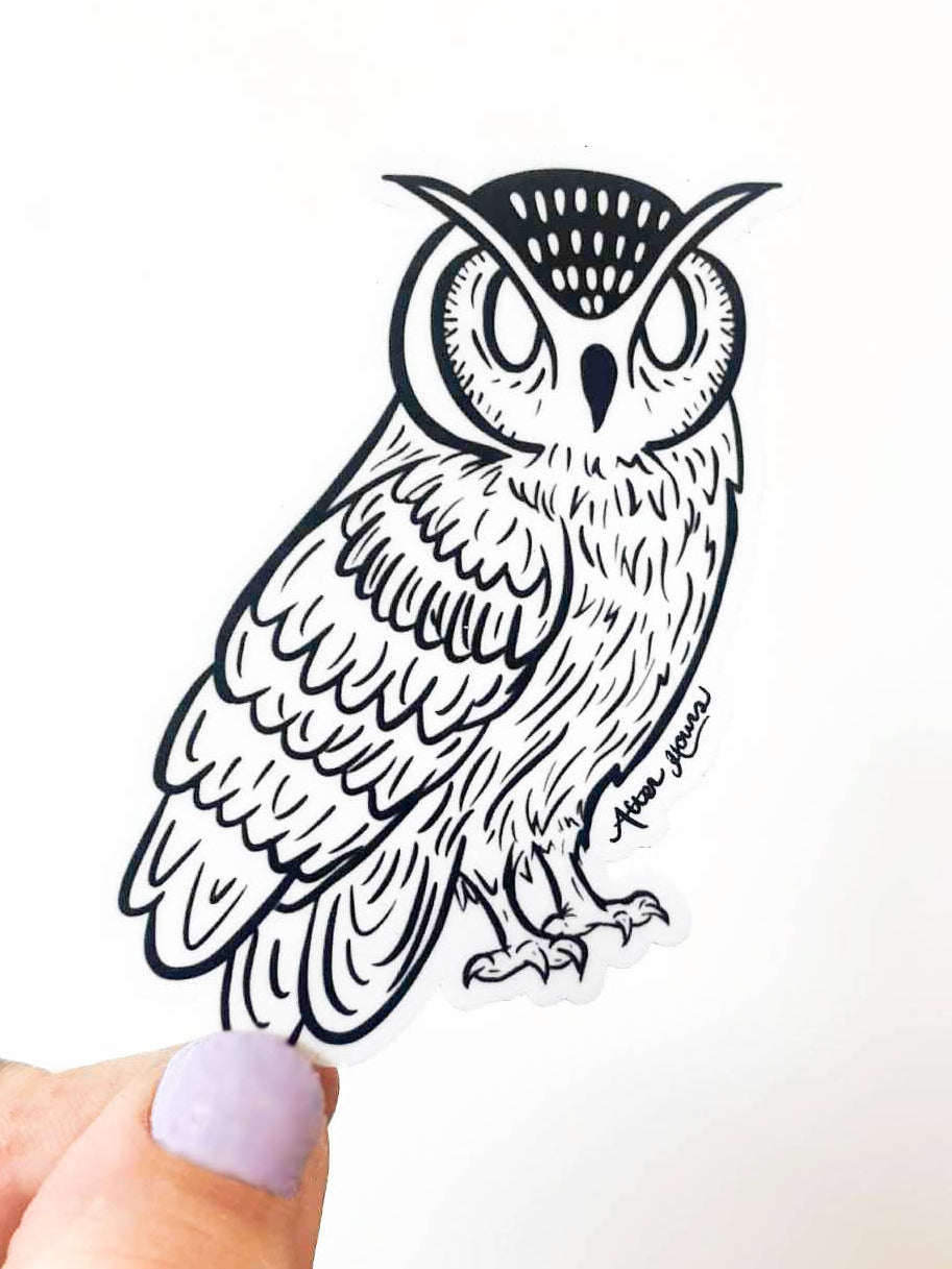 Great Horned Owl Sticker