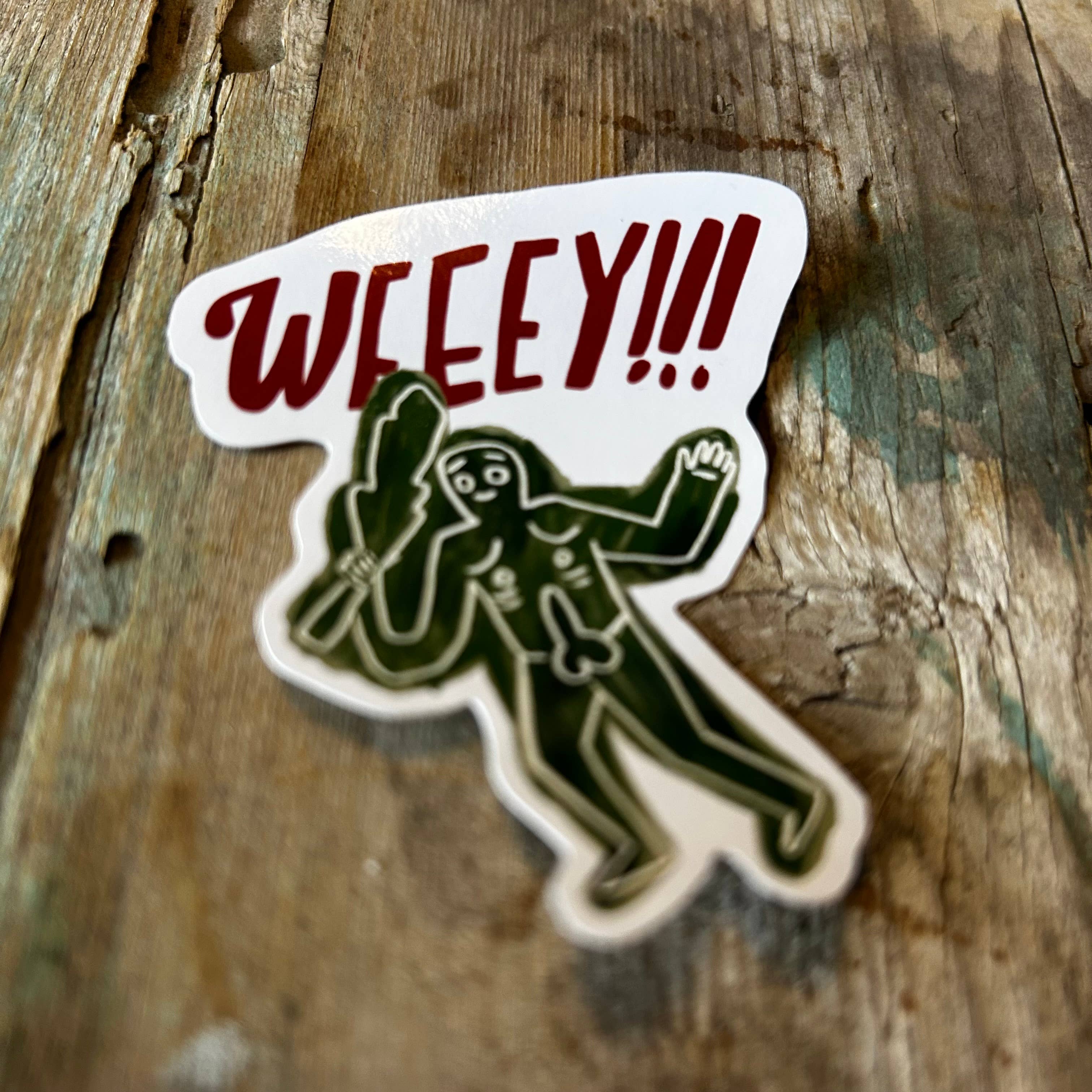 Weeeey Cerne Abbas Giant Sticker