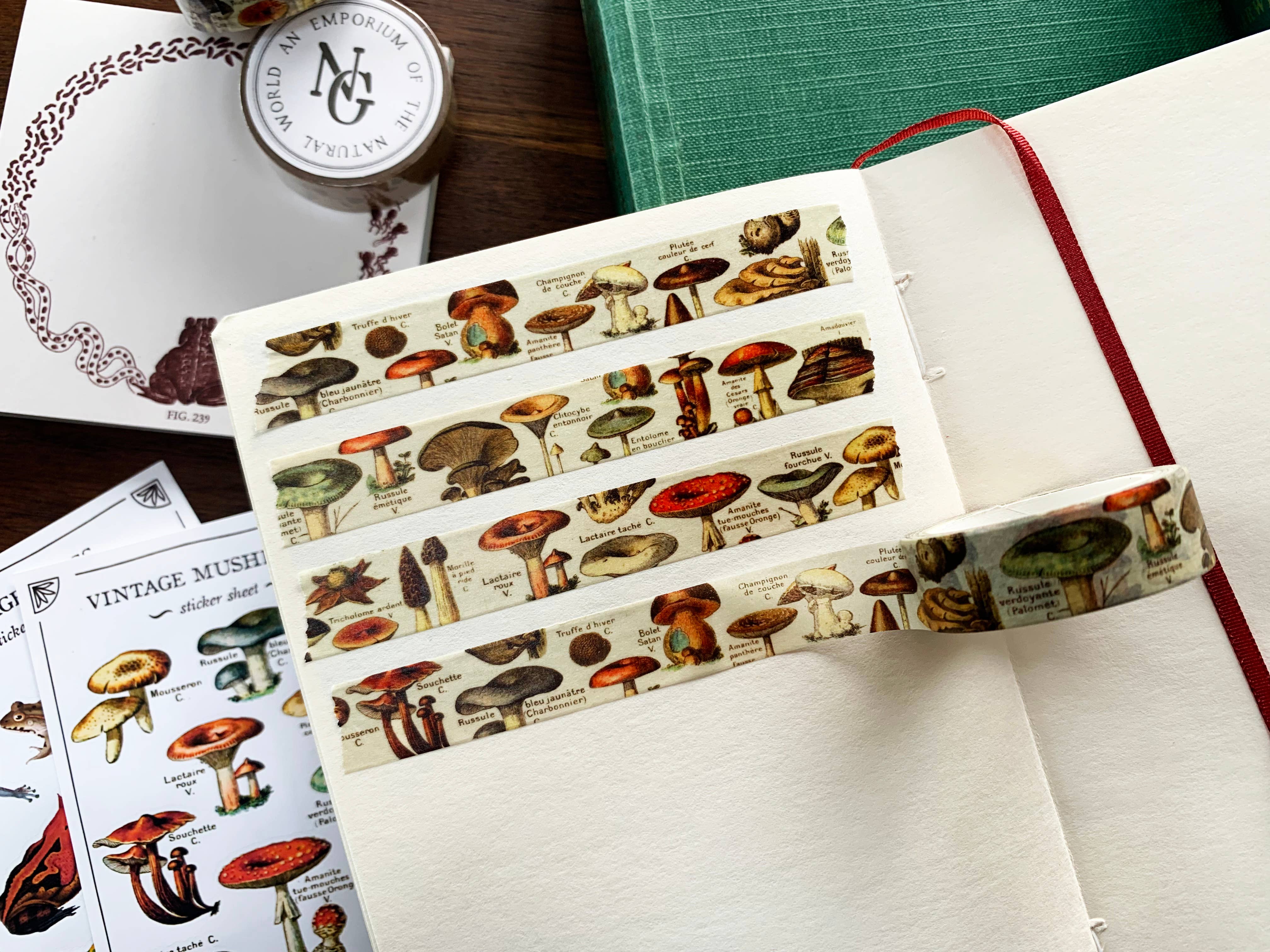 Mushrooms Washi Tape