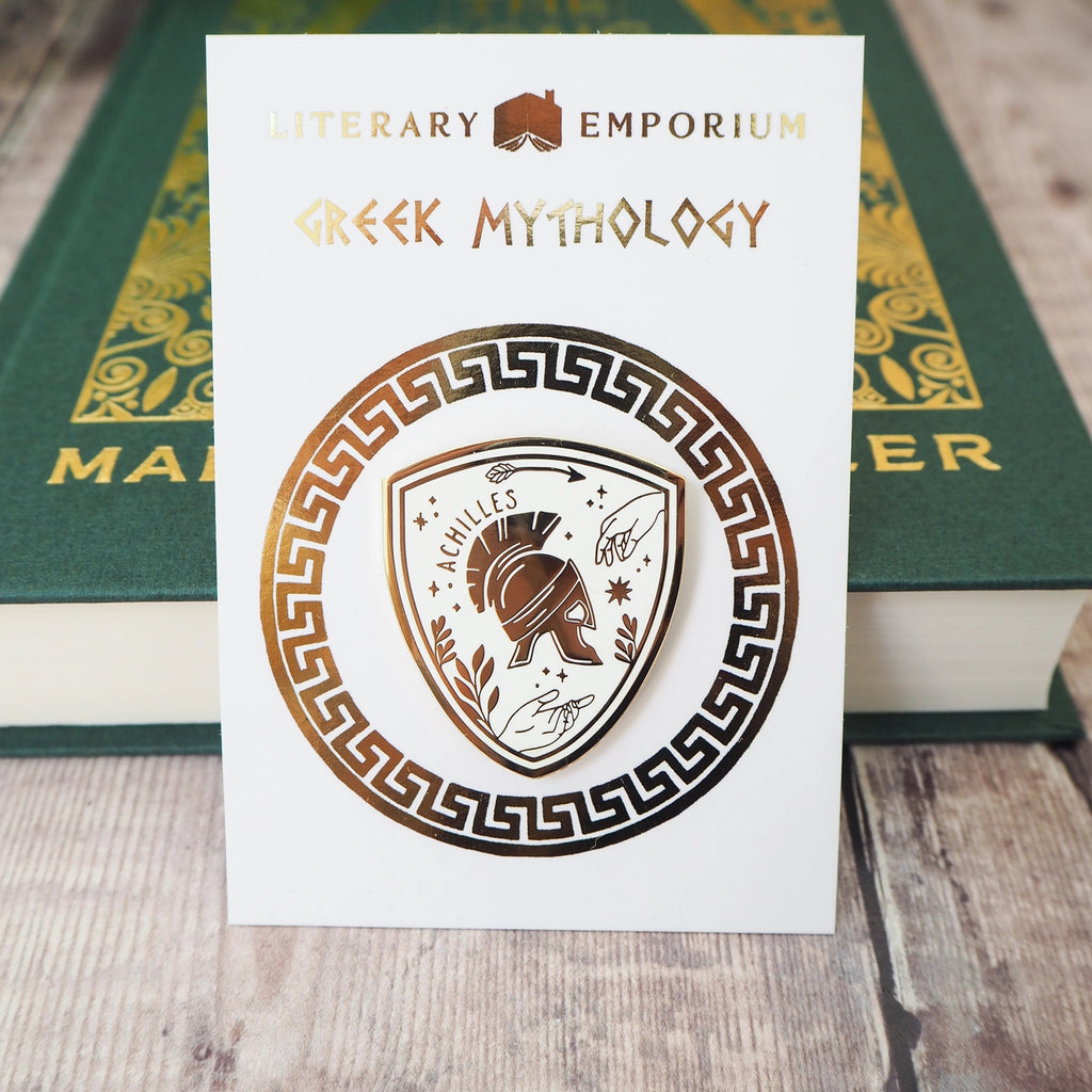 Achilles Greek Mythology Enamel Pin