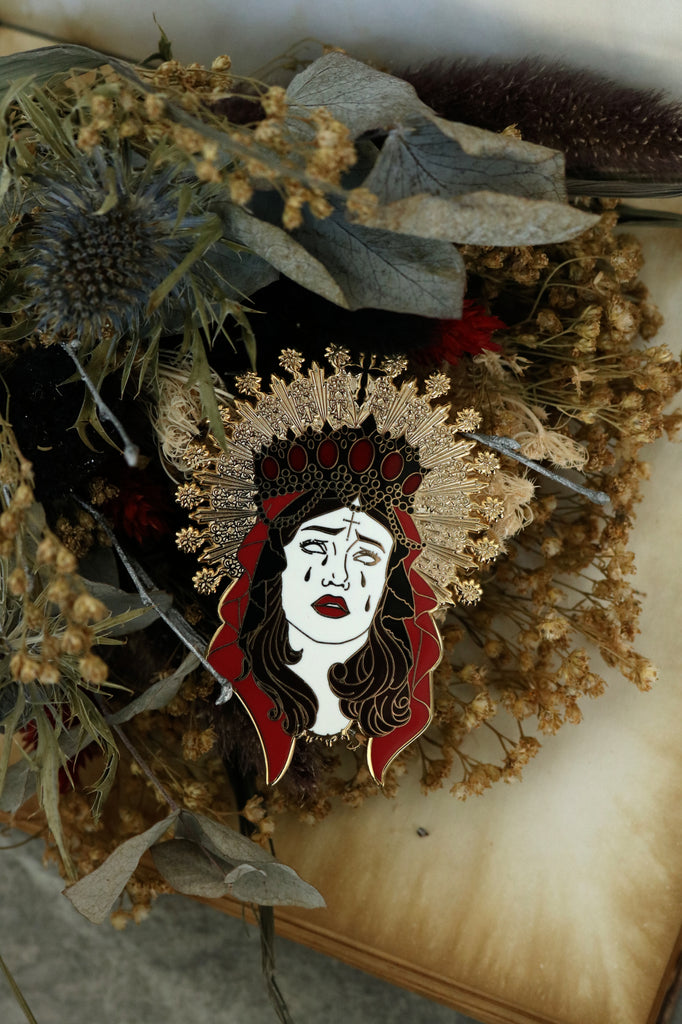 Anne Boleyn Enamel Pin